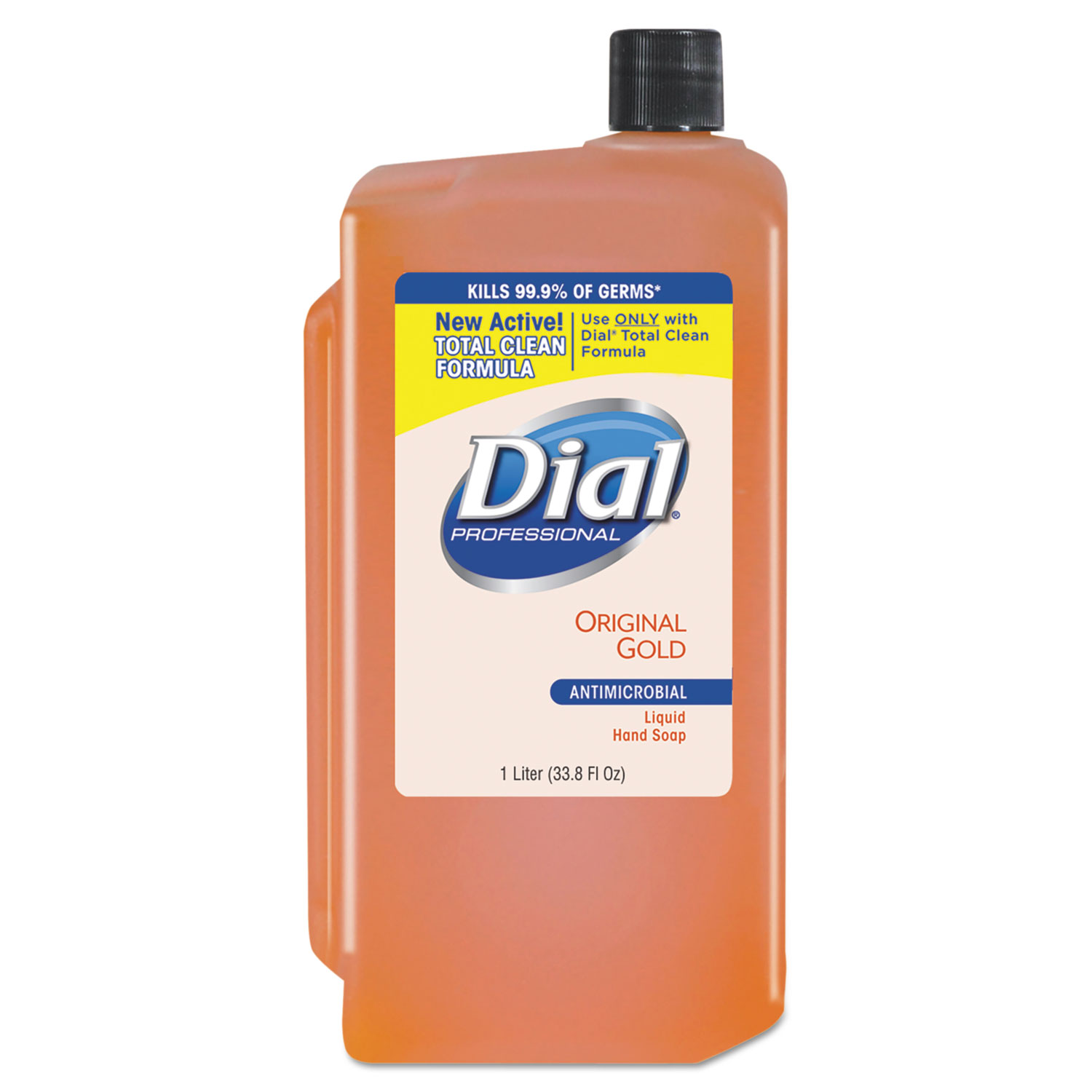  Dial Professional 84019 Gold Antimicrobial Liquid Hand Soap, Floral, 1000 mL Refill, 8/Carton (DIA84019) 
