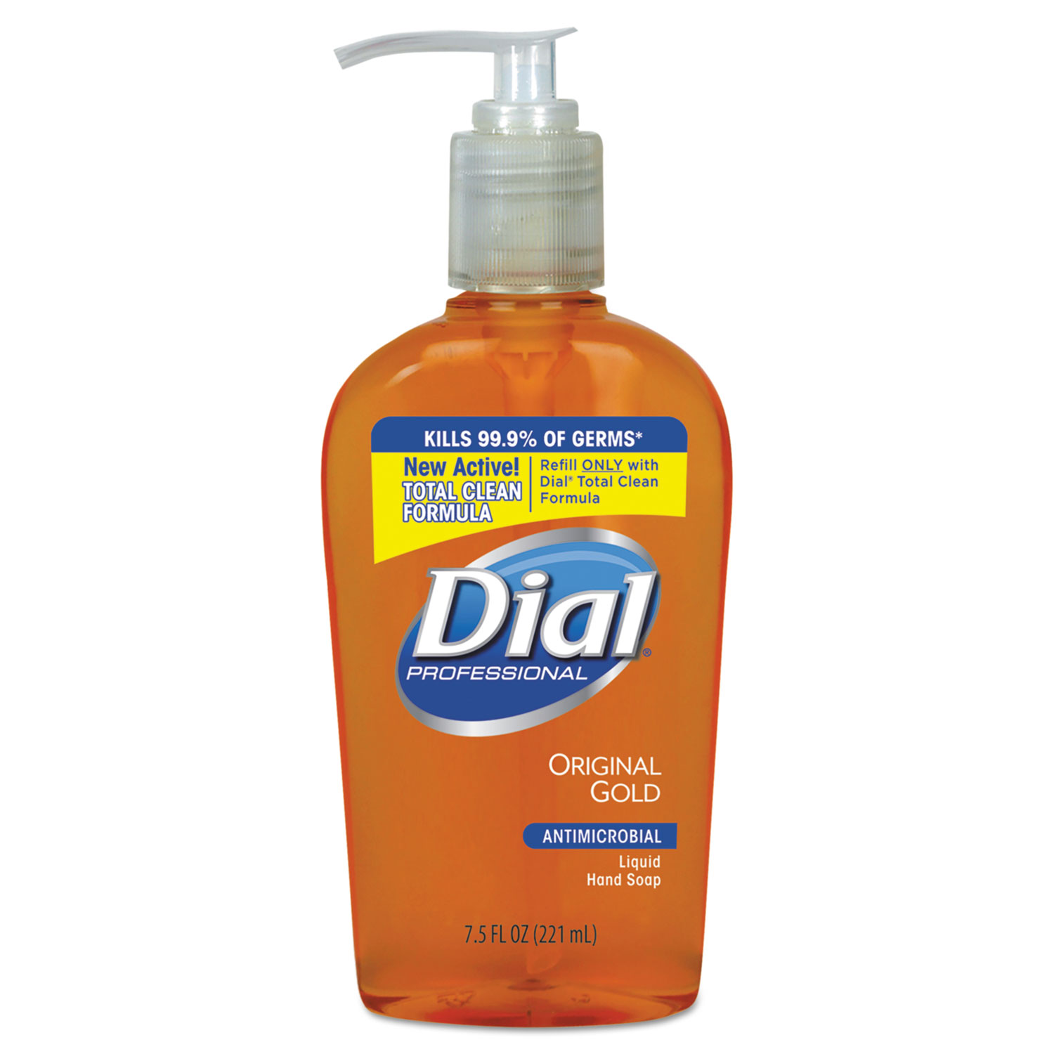  Dial Professional 84014 Gold Antimicrobial Hand Soap, Floral Fragrance, 7.5 oz Pump Bottle, 12/Carton (DIA84014CT) 