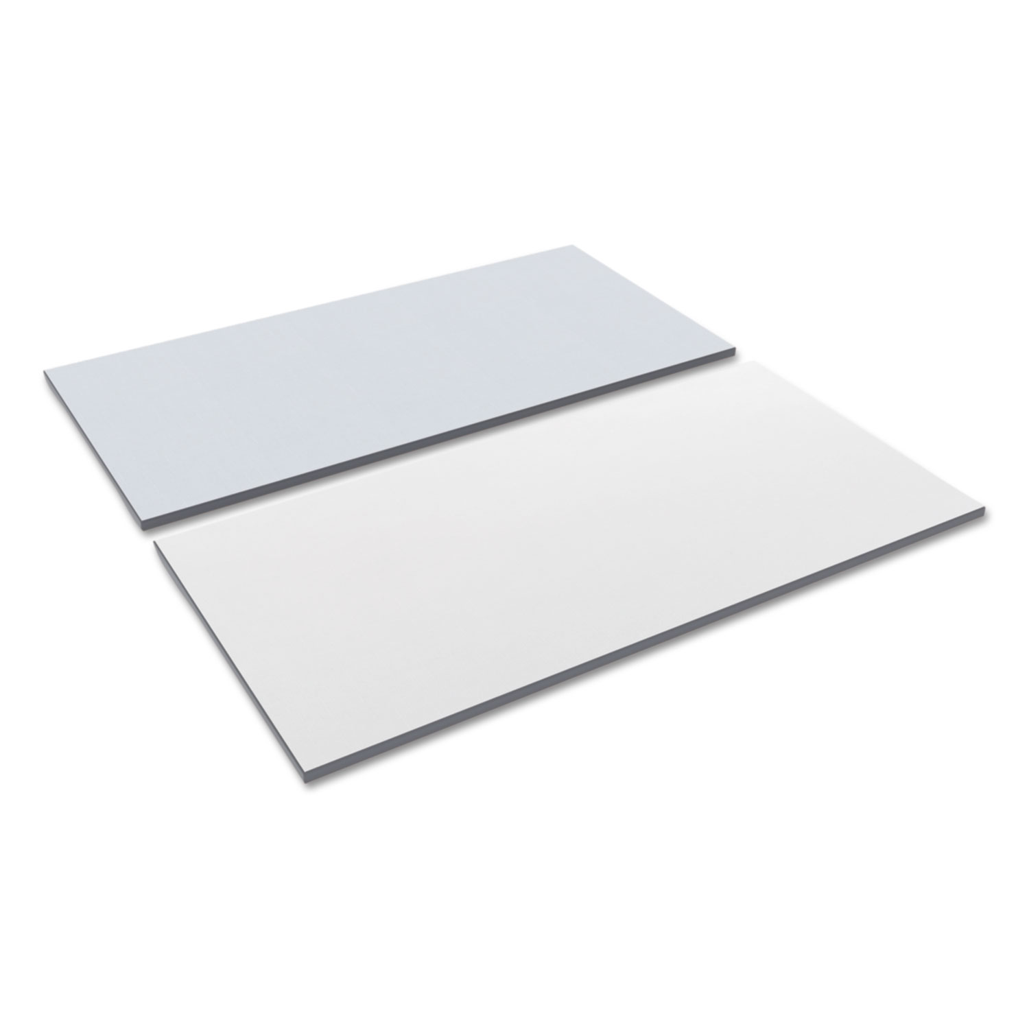  Alera ALETT6030WG Reversible Laminate Table Top, Rectangular, 59 3/8w x 29 1/2d, White/Gray (ALETT6030WG) 