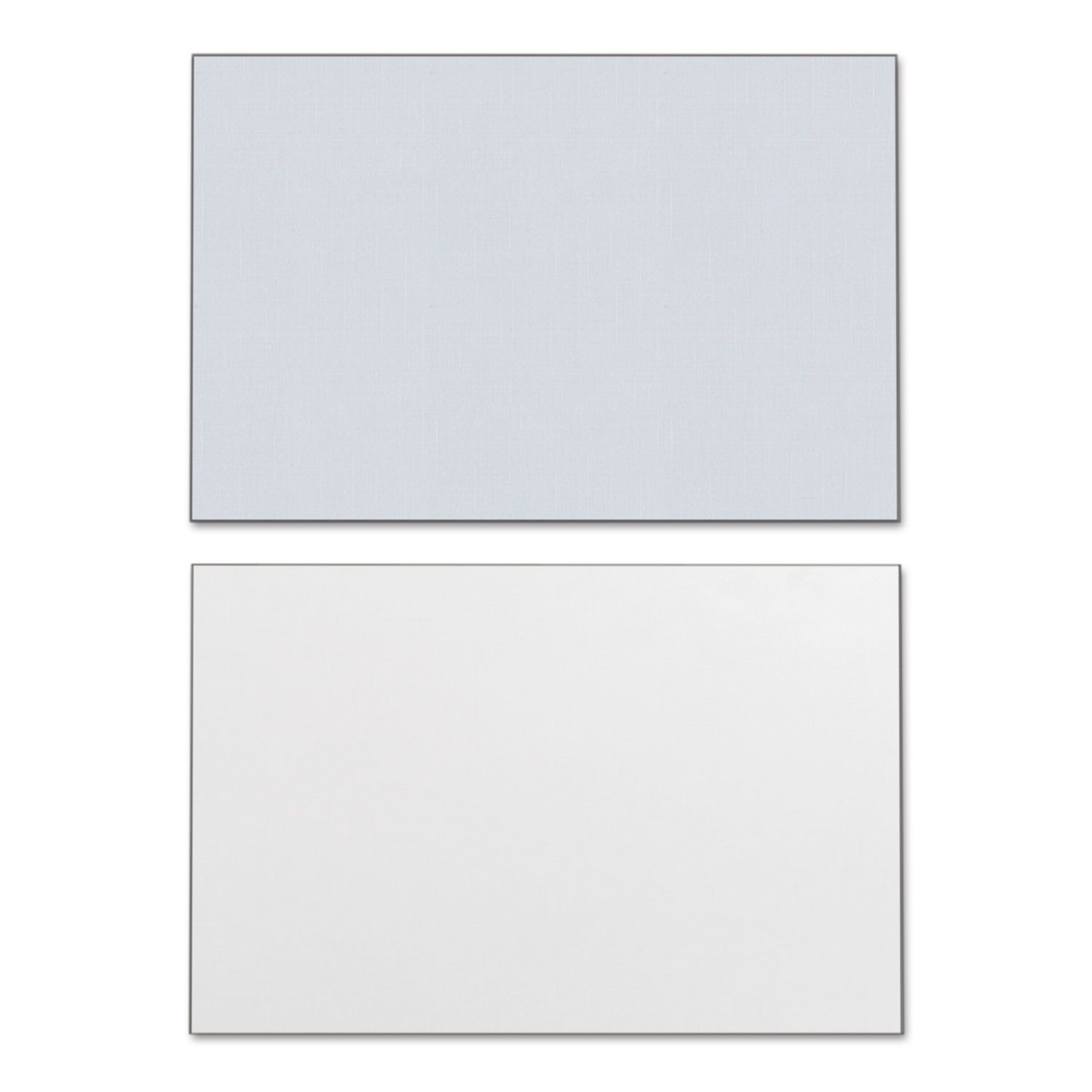 Reversible Laminate Table Top, Rectangular, 35 3/8w x 23 5/8d, White/Gray