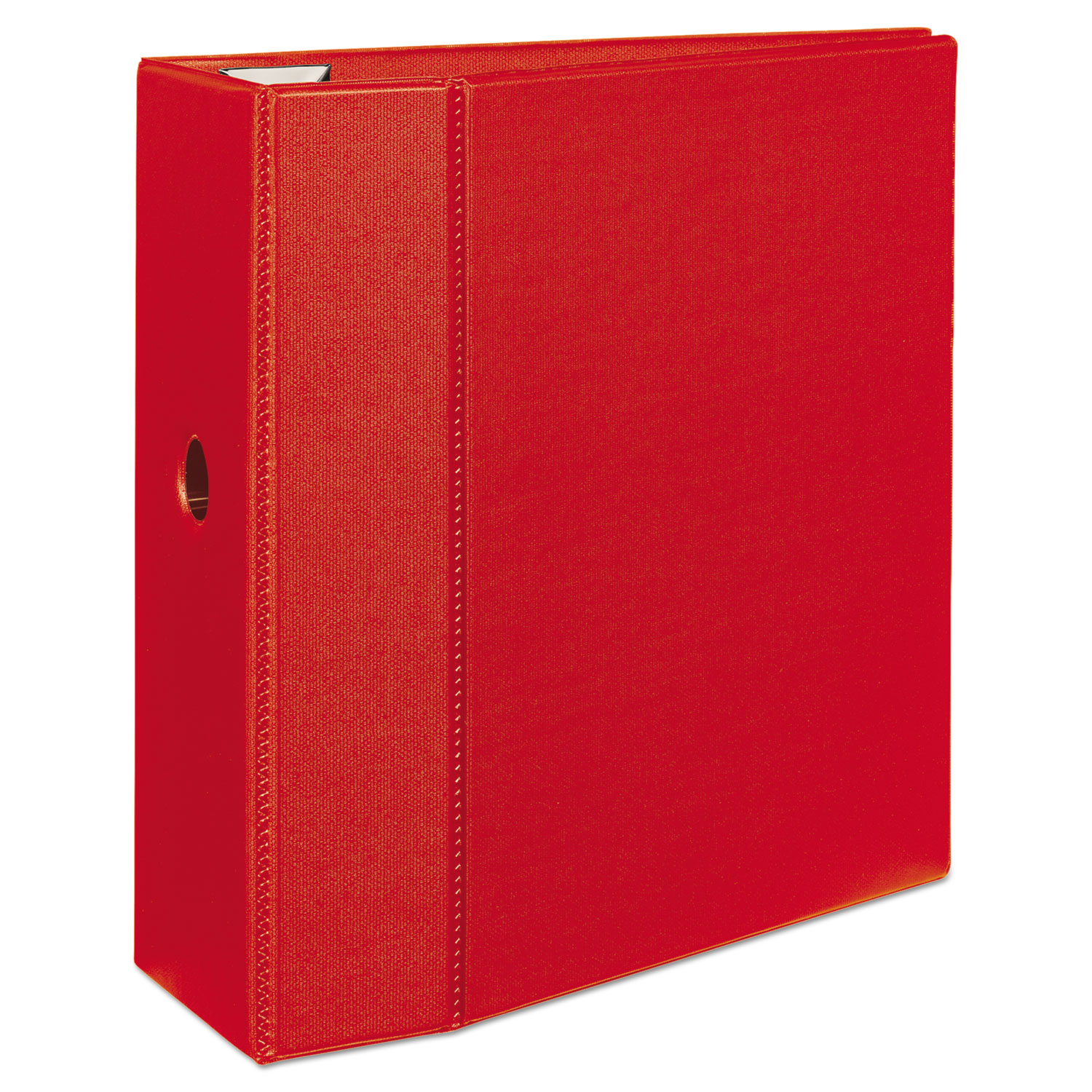Heavy-Duty Binder with One Touch EZD Rings, 11 x 8 1/2, 5 Capacity, Red