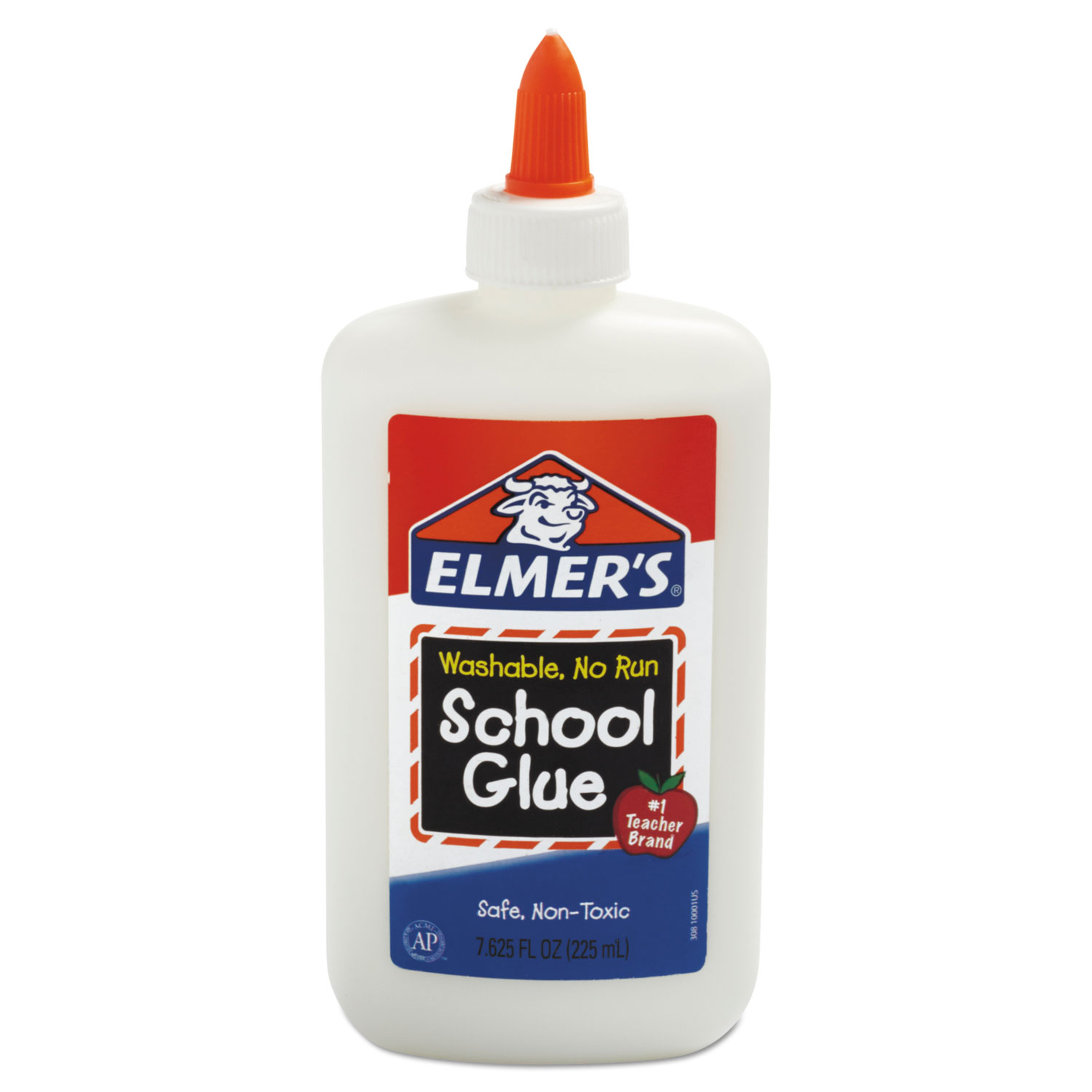  Elmer's E308 Washable School Glue, 7.63 oz, Dries Clear (EPIE308) 