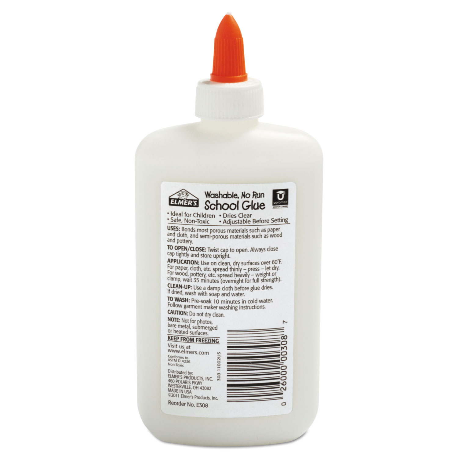 Washable School Glue, 7.62 oz, Liquid