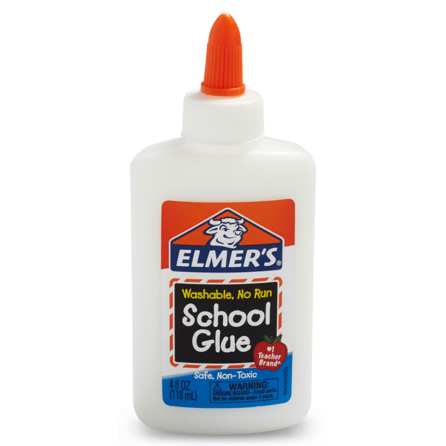  Elmer's E304 Washable School Glue, 4 oz, Dries Clear (EPIE304) 