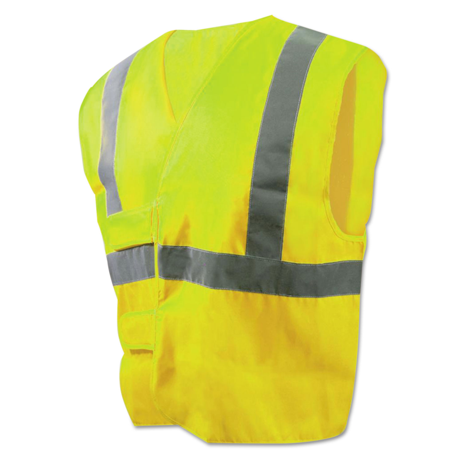  Boardwalk BWK00036 Class 2 Safety Vests, Lime Green/Silver, Standard (BWK00036) 