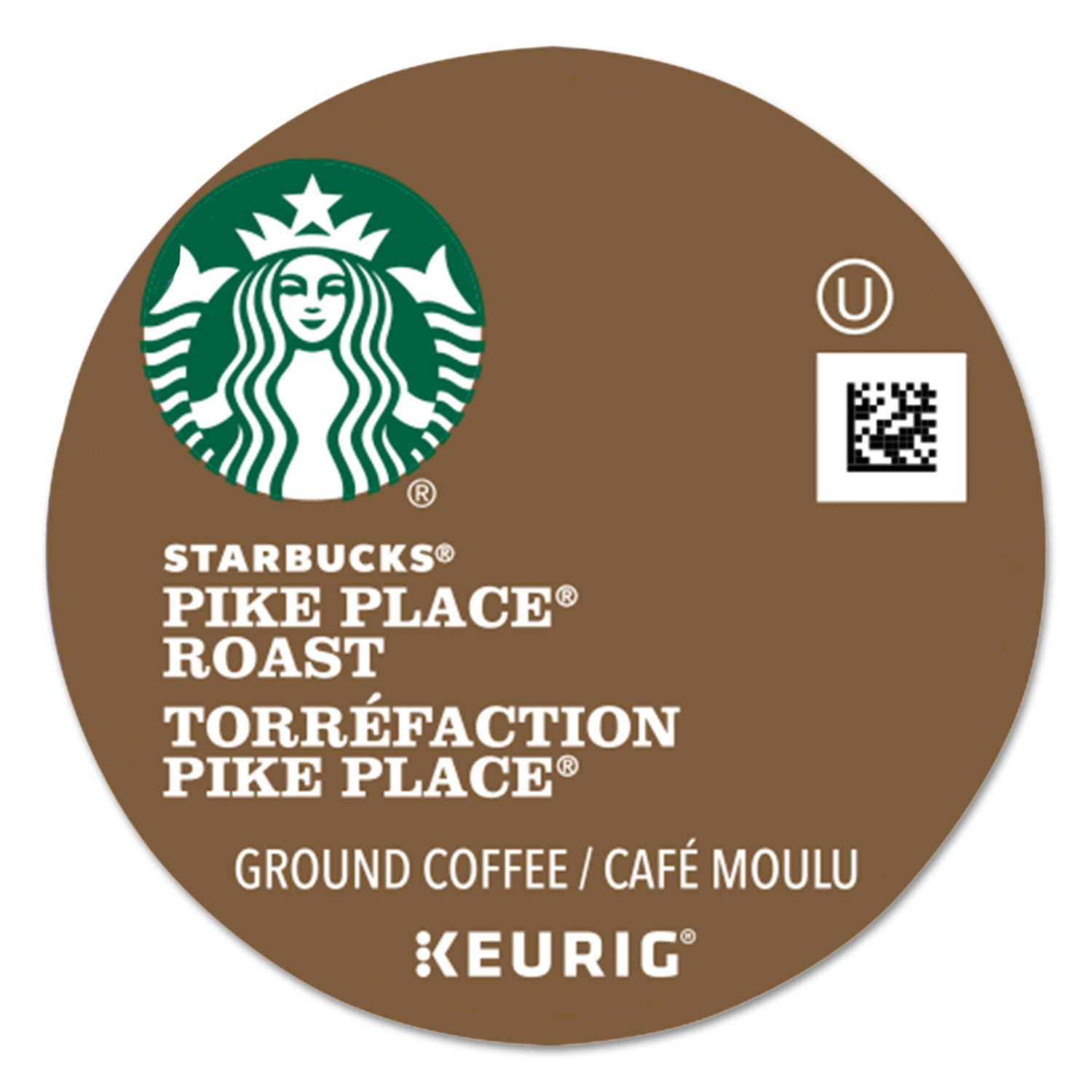  Starbucks 011067983 Pike Place Coffee K-Cups Pack, 24/Box (SBK011111156) 
