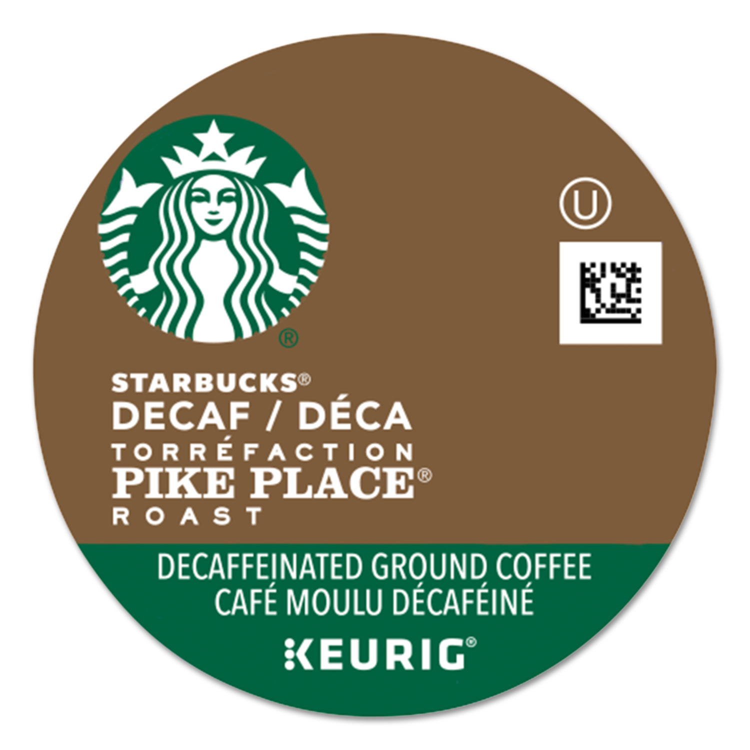  Starbucks 011068092CT Pike Place Decaf Coffee K-Cups, 96/Carton (SBK011111161CT) 