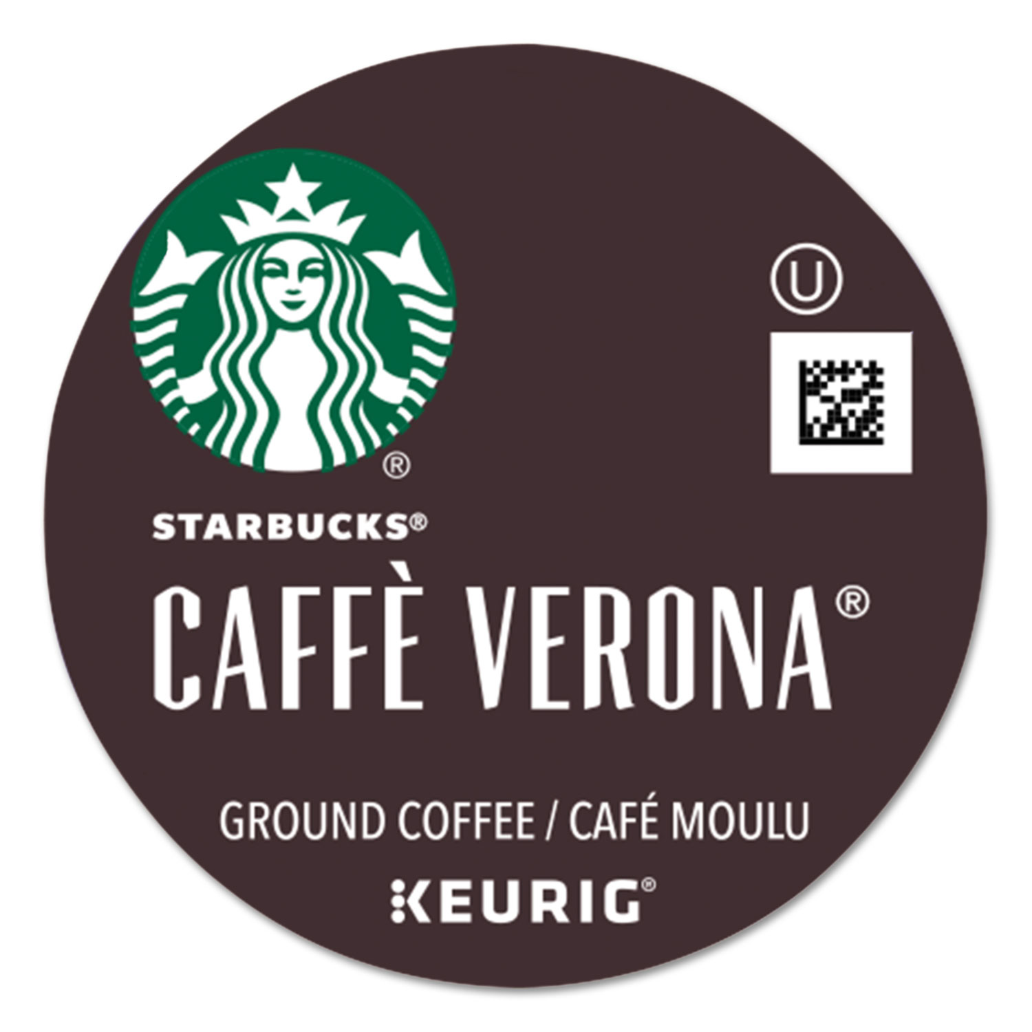  Starbucks 011067987CT Caffe Verona Coffee K-Cups Pack, 24/Box, 4 Boxes/Carton (SBK011111160CT) 