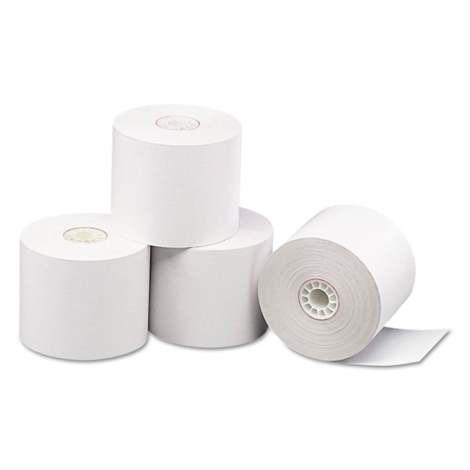  Iconex 05329 Direct Thermal Printing Paper Rolls, 0.45 Core, 2.31 x 209 ft, White, 24/Carton (ICX90781286) 