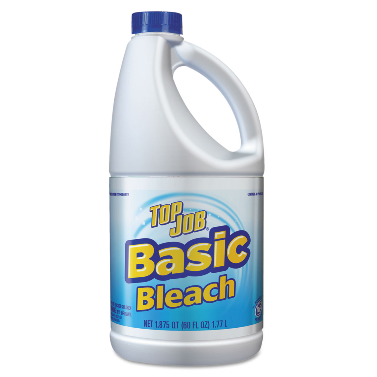Regular Bleach, 60 oz Bottle, 8/Carton