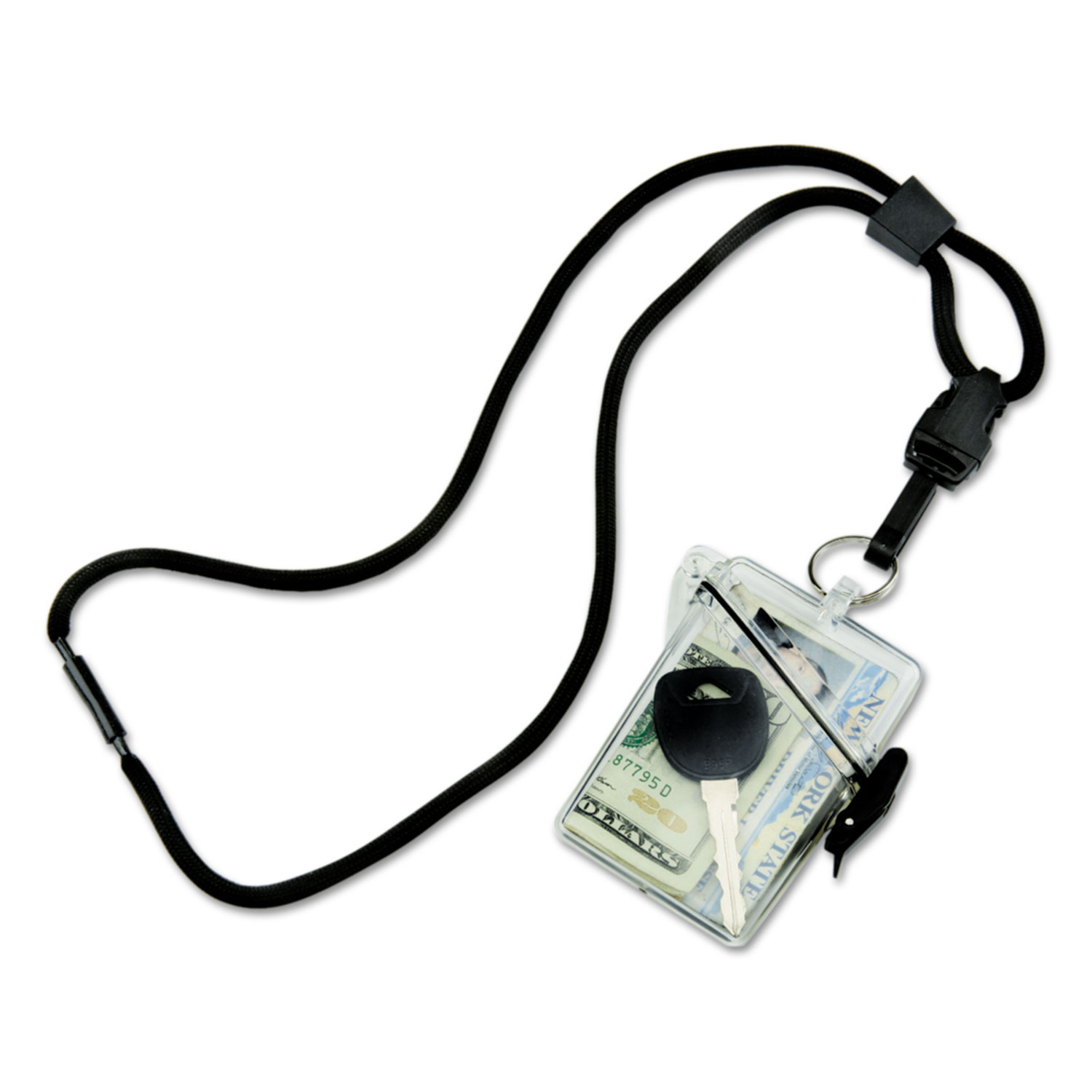 SKILCRAFT Waterproof Multiple ID Holder with Lanyard by AbilityOne ...