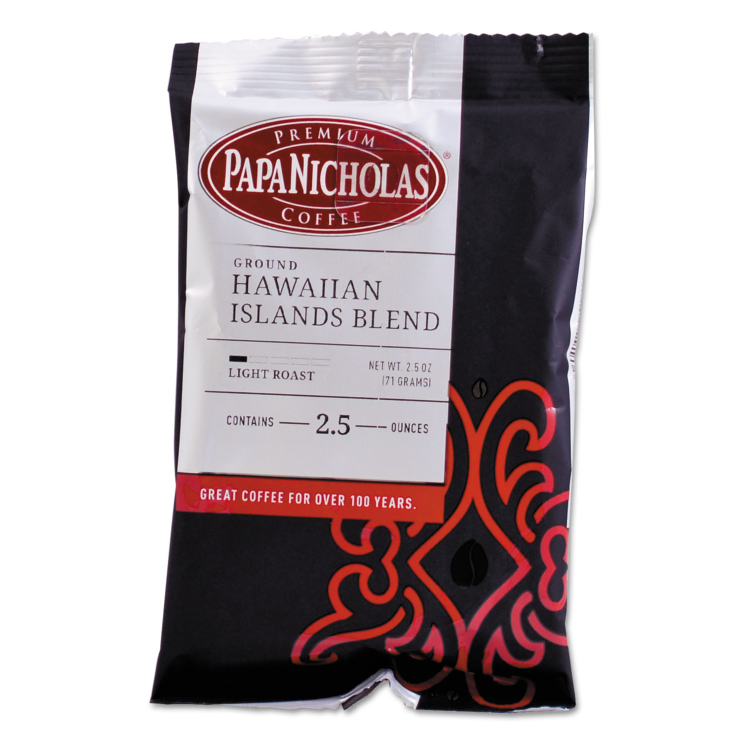  PapaNicholas Coffee 25181 Premium Coffee, Hawaiian Islands Blend, 18/Carton (PCO25181) 
