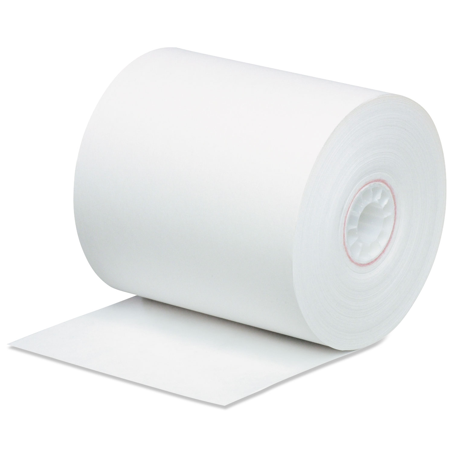  Iconex PMC07788 Impact Bond Paper Rolls, 0.45 Core, 3 x 165 ft, White, 50/Carton (ICX90742239) 