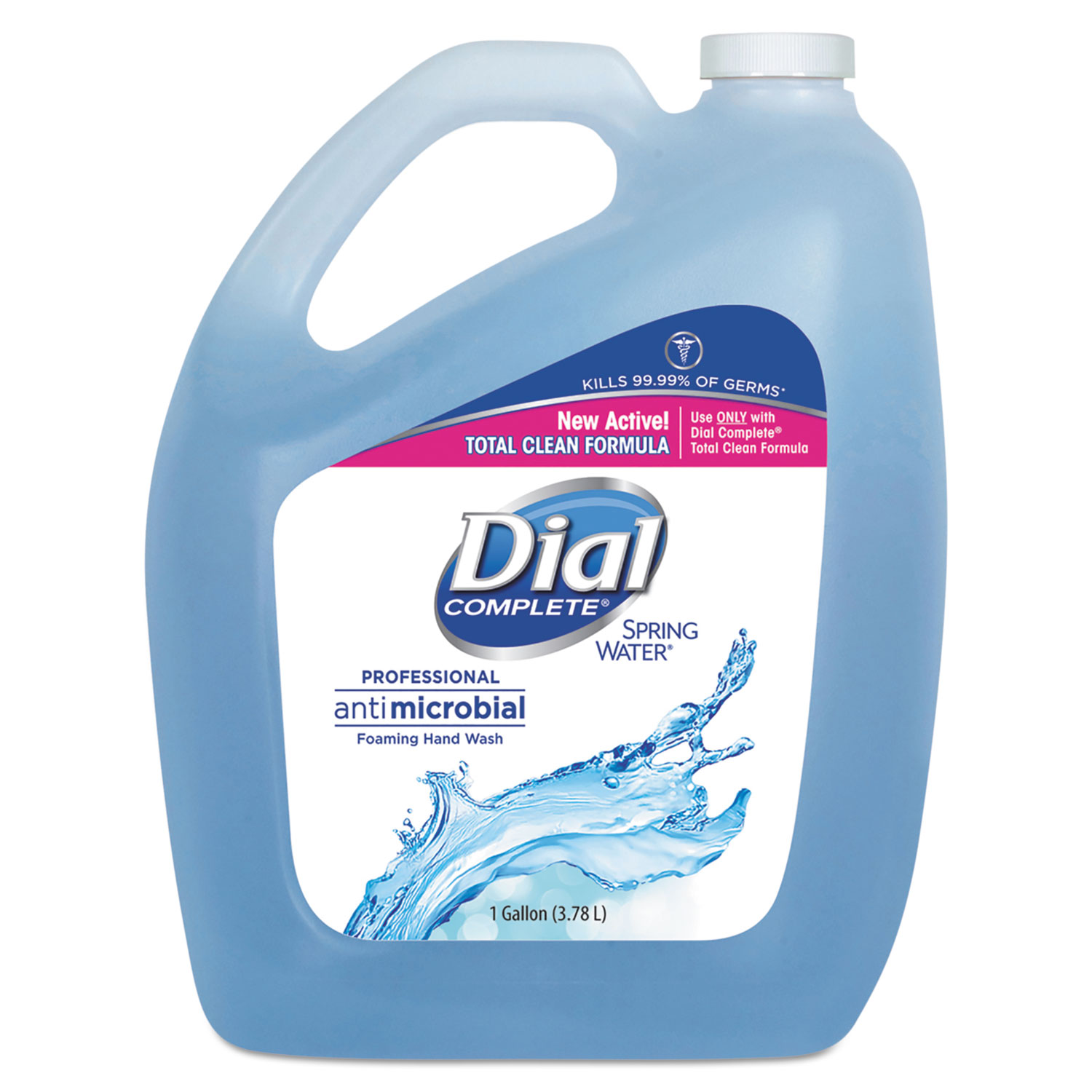 Dial Professional DIA15922EA Antimicrobial Foaming Hand Wash, Spring Water, 1 gal Bottle (DIA15922EA) 
