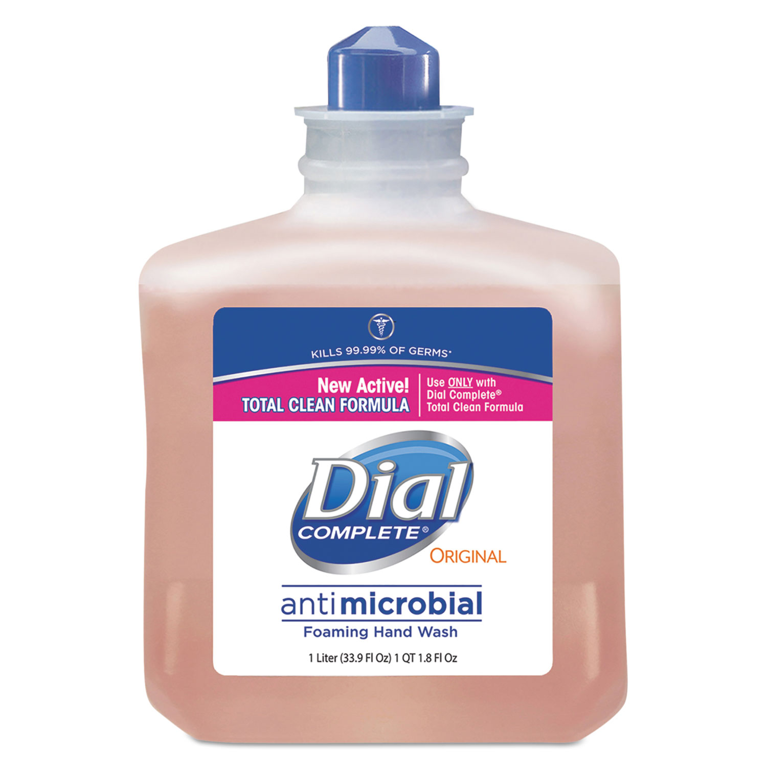  Dial Professional DIA 00162 Antimicrobial Foaming Hand Wash, 1000mL Refill, 6/Carton (DIA00162) 