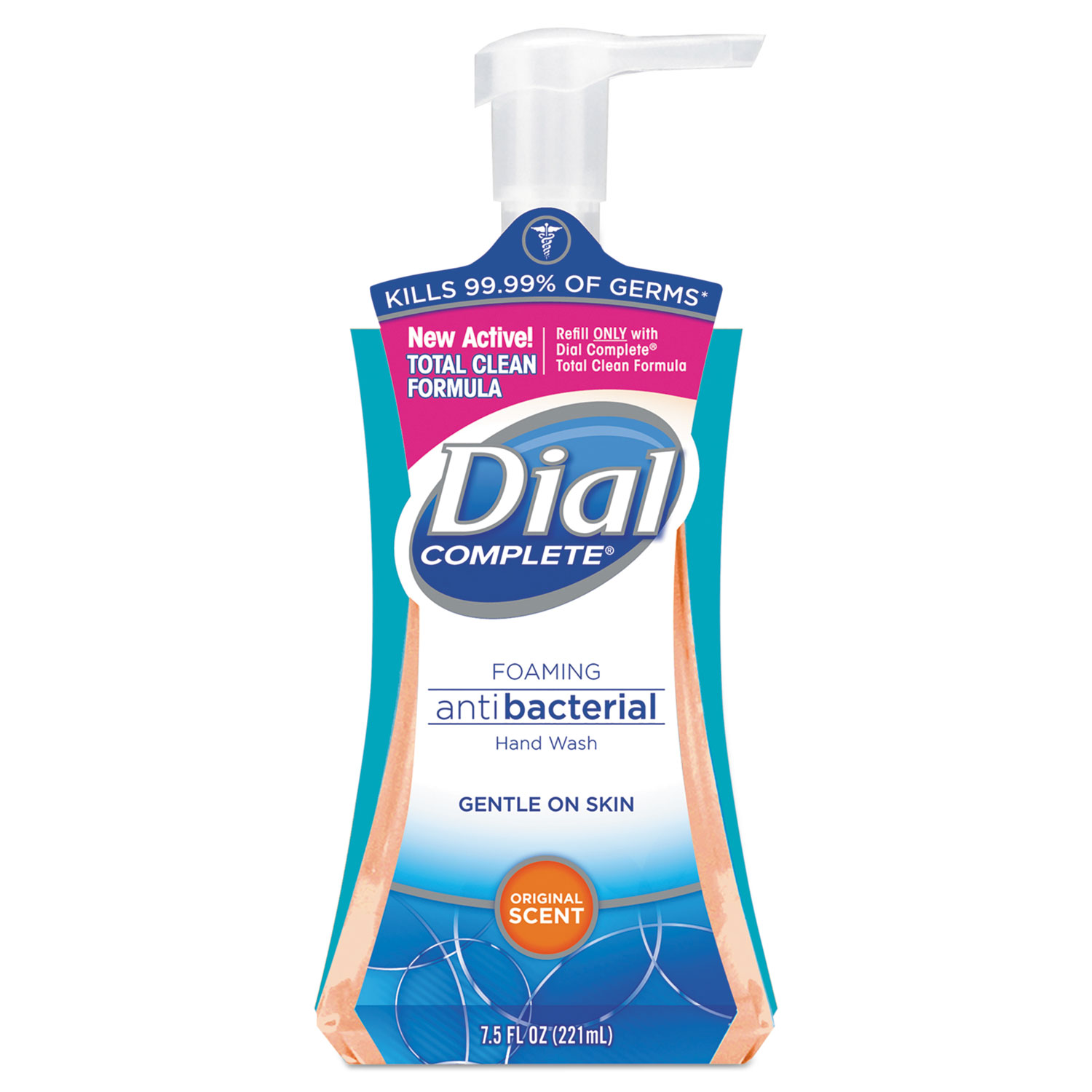  Dial 02936 Antibacterial Foaming Hand Wash, Original Scent, 7.5 oz Pump Bottle (DIA02936EA) 