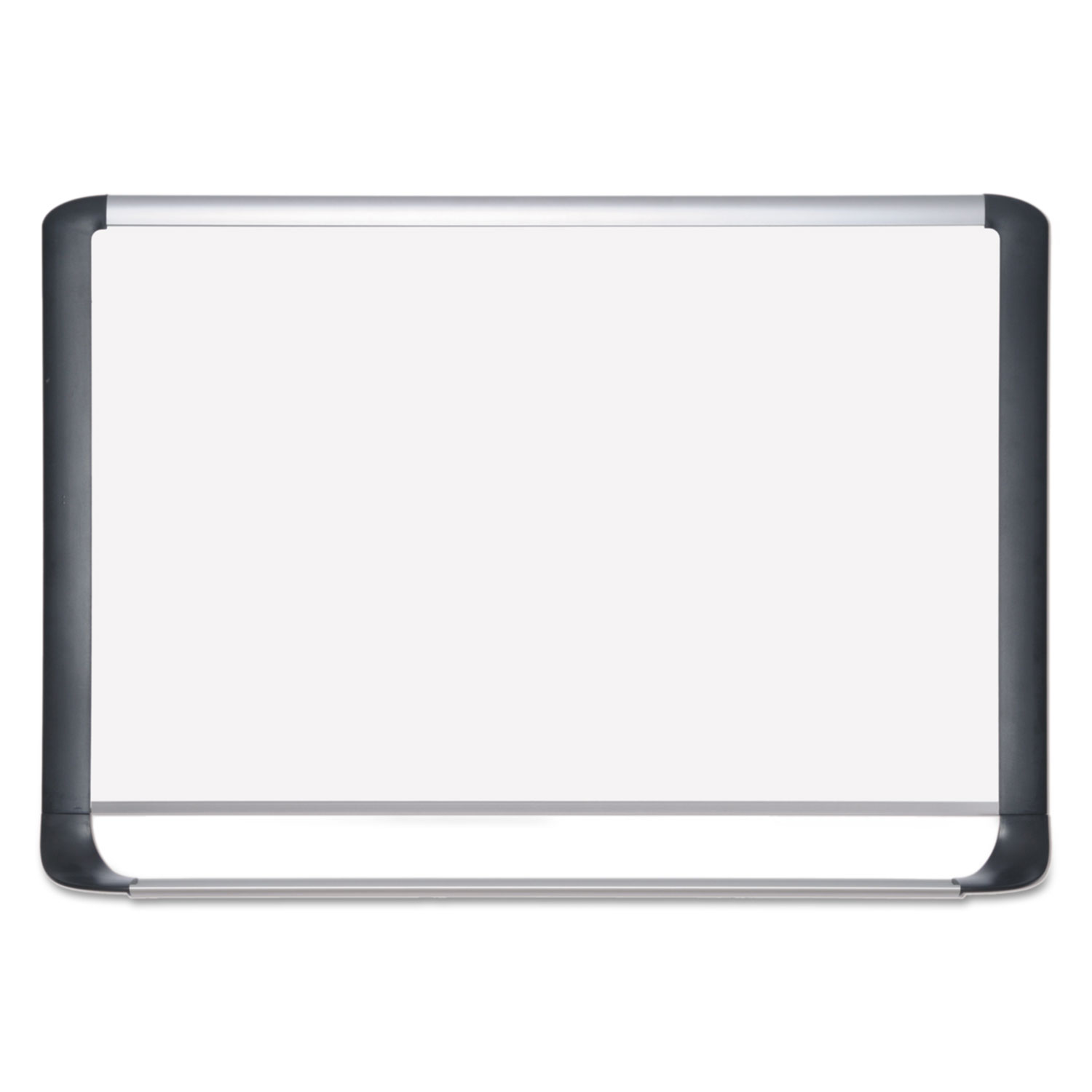  MasterVision MVI030201 Lacquered steel magnetic dry erase board, 24 x 36, Silver/Black (BVCMVI030201) 