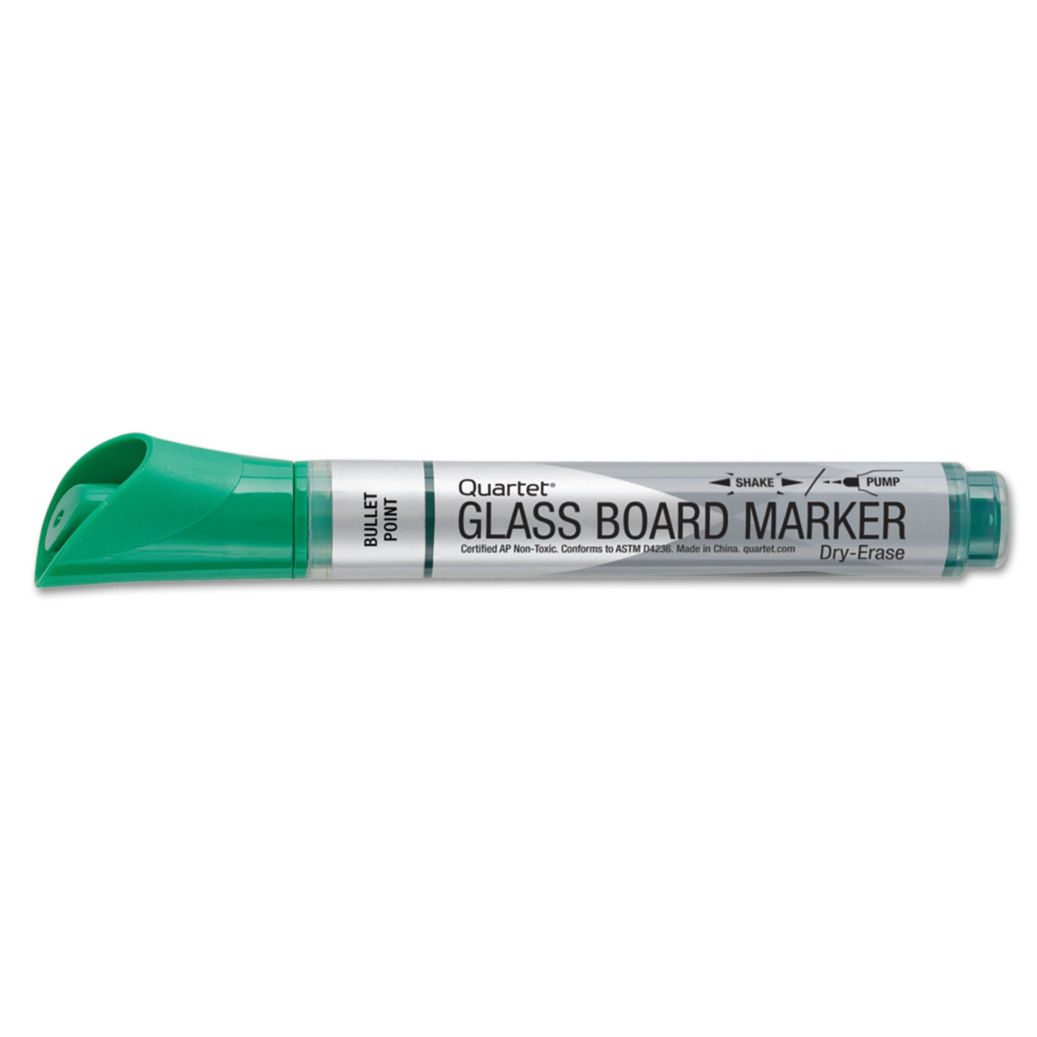 2pk Premium Glass Board Dry Erase Marker, Broad Bullet Tip, Assorted Colors, 4/Pack