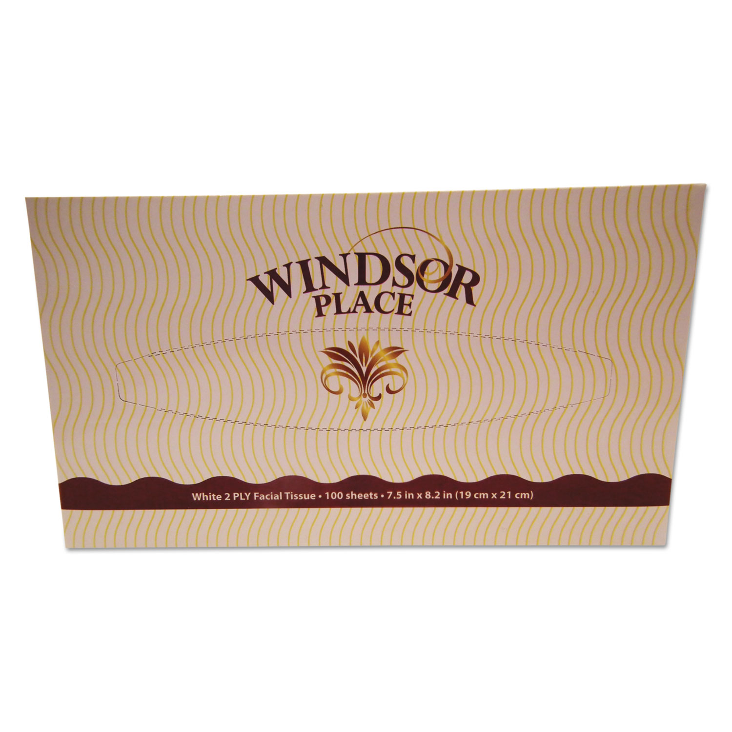  Resolute Tissue ALM330 Windsor Place Facial Tissue, 2-Ply, 100 Sheets/Box, 30 Box/Carton (APM330) 