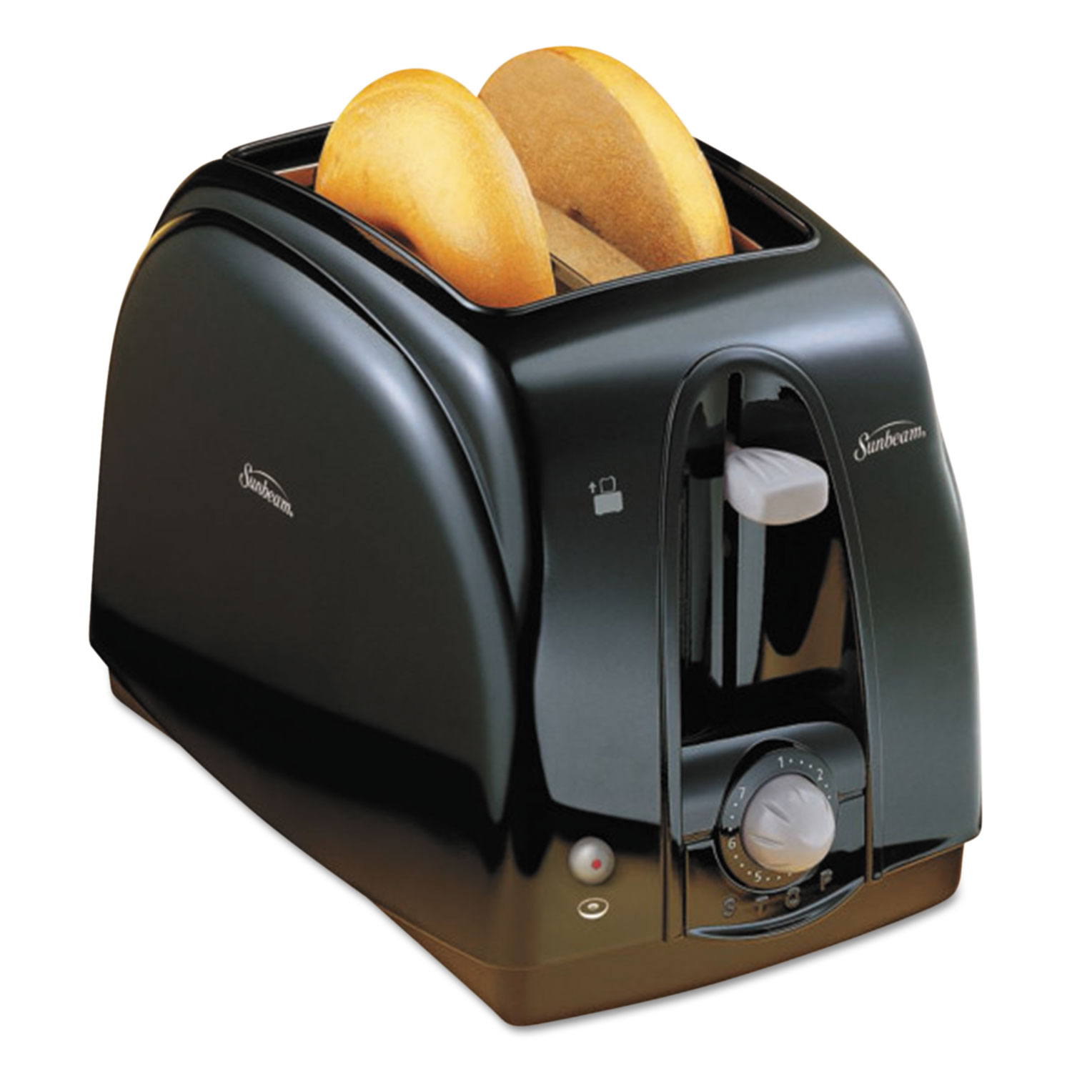  Sunbeam 3910100000 Extra Wide Slot Toaster, 2-Slice, 7 x 11 1/2 x 7.8, Black (SUN39101) 