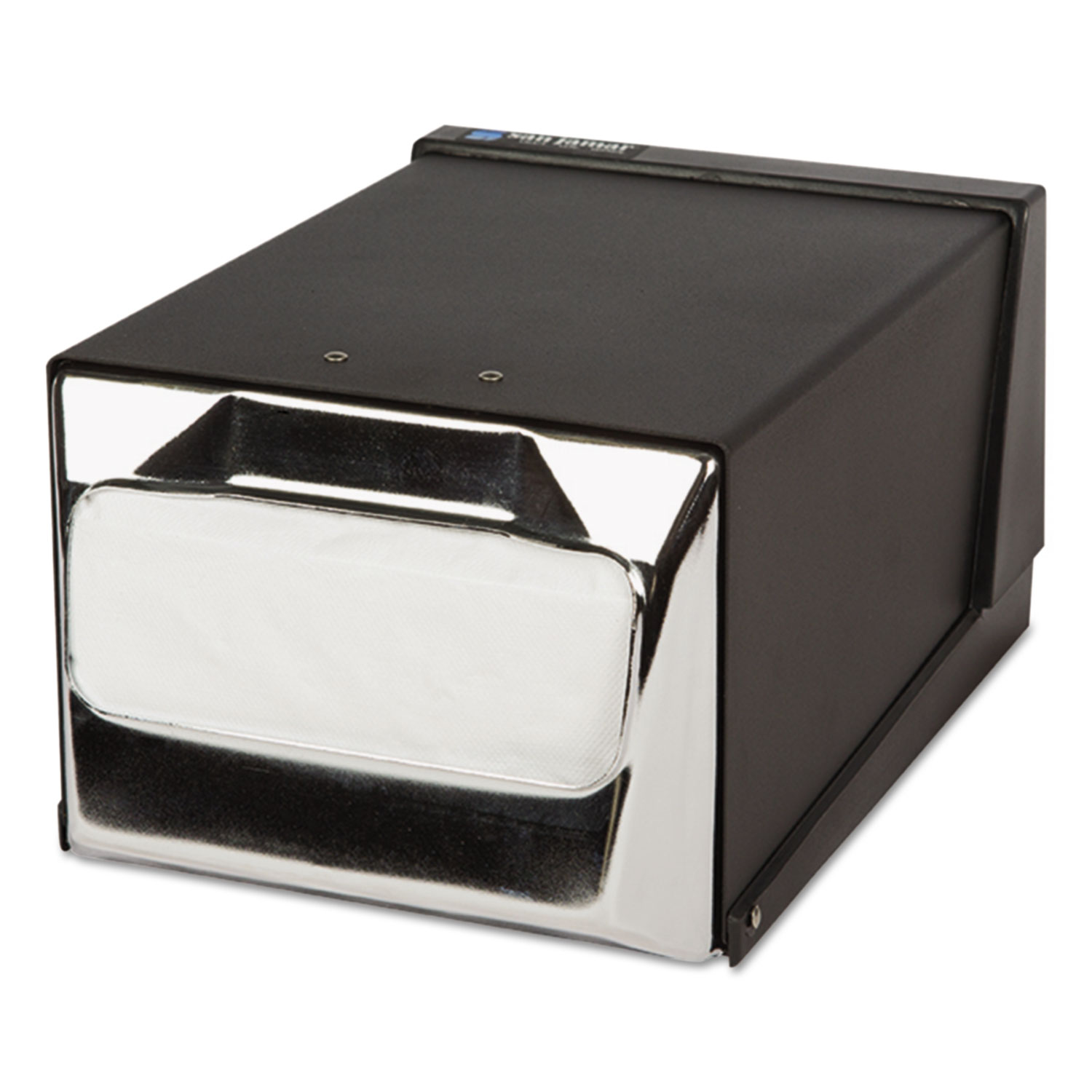 Countertop Napkin Dispenser, 7 5/8 x 11 x 5 1/2, Capacity: 300 Napkins, Black
