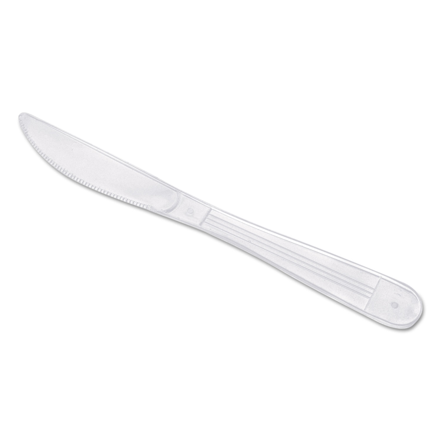  GEN GENHYWIWKN WraPolypropyleneed Cutlery, 7 1/2 Knife, Heavyweight, White, 1000/Carton (GENHYWIWKN) 