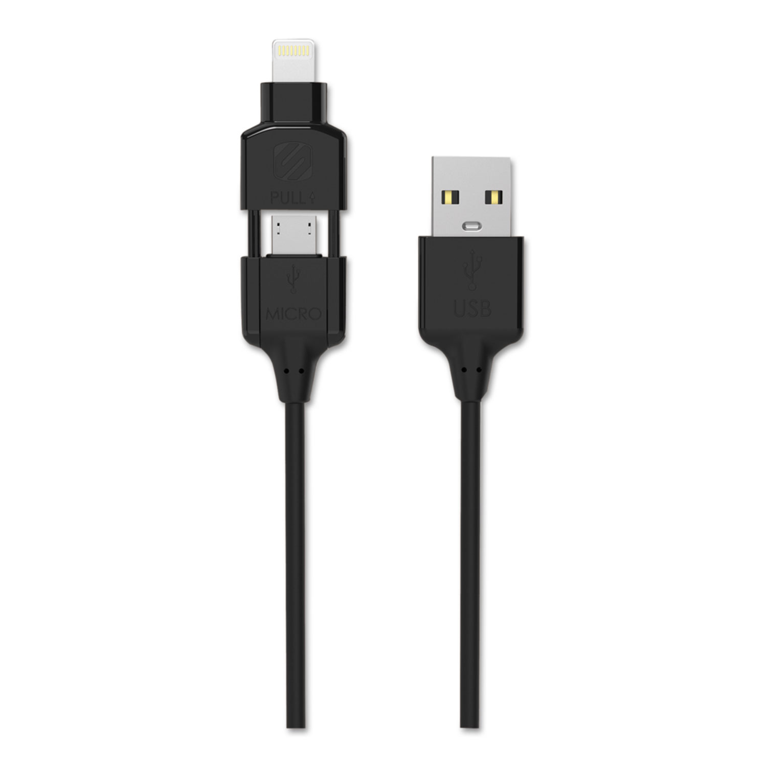 smartSTRIKE Charge/Sync Cable for Lightning Micro USB Devices, 3 ft