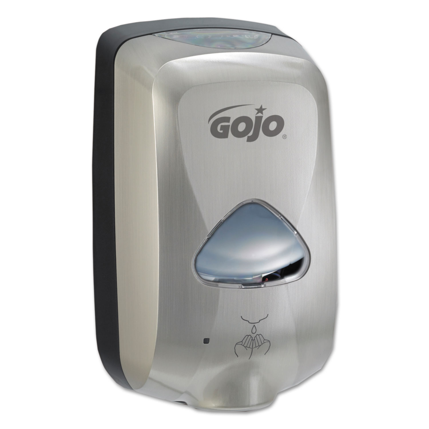  GOJO 2789-12 TFX Touch-Free Soap Dispenser, 1200 mL, 6.4 x 4.3 x 10.5, Nickel (GOJ278912) 