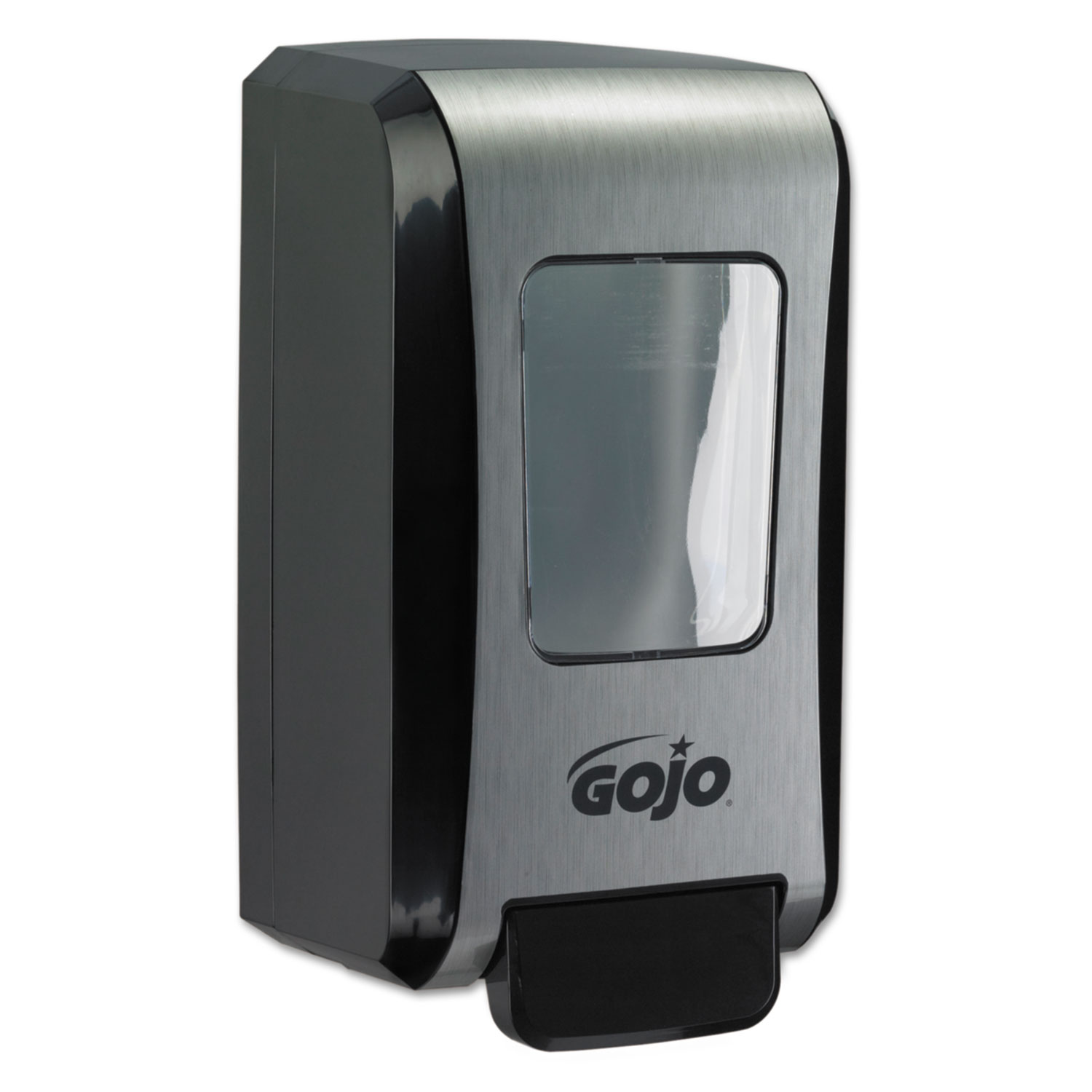  GOJO 5271-06 FMX-20 Soap Dispenser, 2000 mL, 6.5 x 4.7 x 11.7, Black/Chrome, 6/Carton (GOJ527106) 