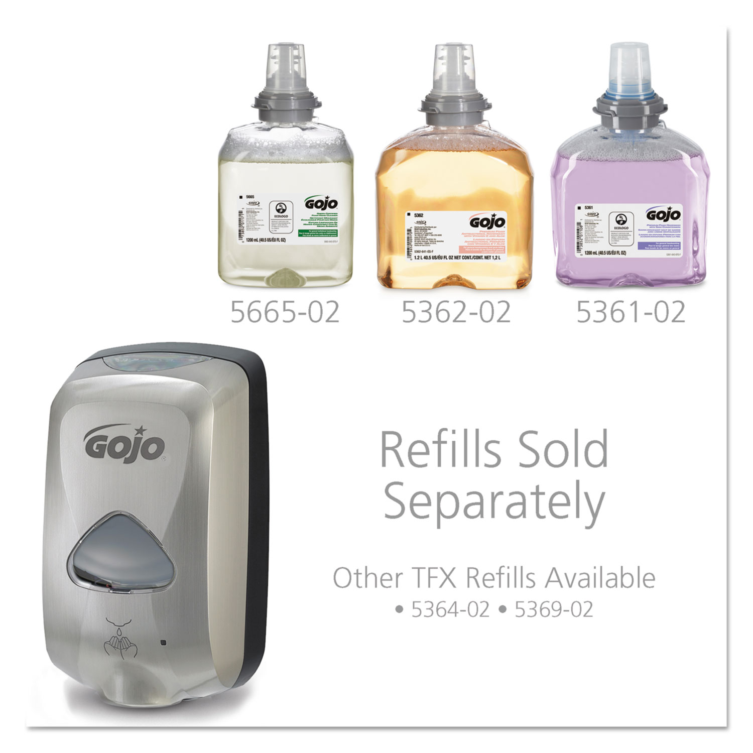 TFX Touch-Free Soap Dispenser, 1200 mL, 6.4