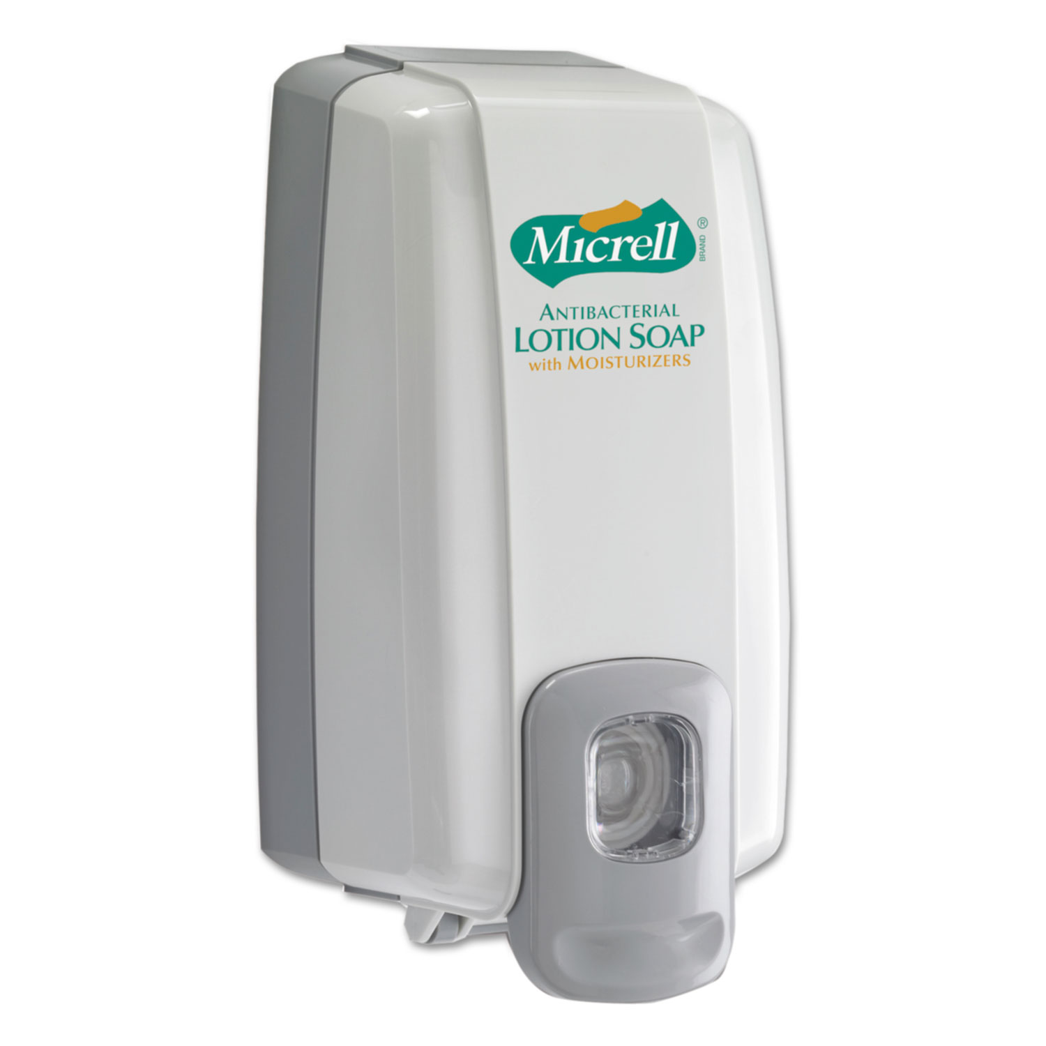  GOJO 2125-06 MICRELL NXT Antibacterial Lotion Soap Dispenser, 1000 mL, 5.13 x 3.75 x 10, Dove Gray (GOJ212506) 