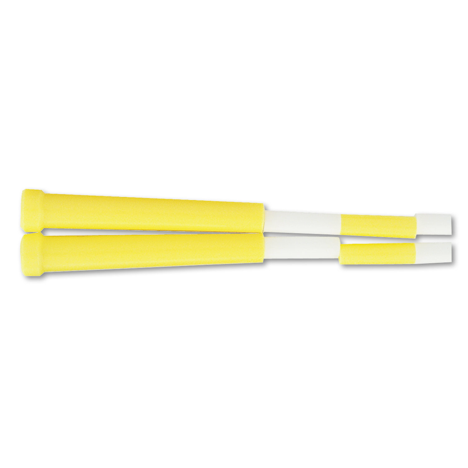 Segmented Plastic Jump Rope, 8ft, Yellow/White