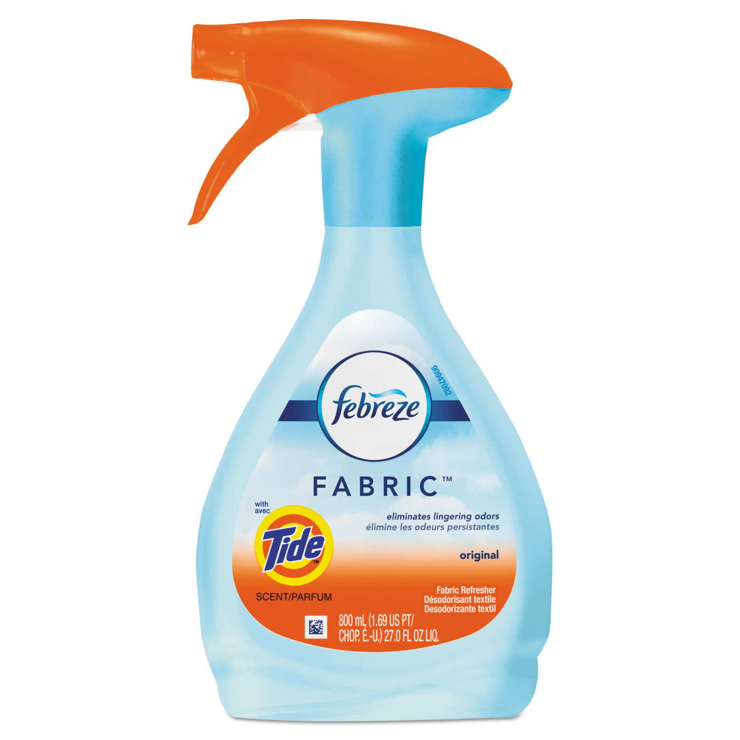  Febreze 97591 FABRIC Refresher/Odor Eliminator, Tide Original, 27 oz Spray Bottle, 4/Carton (PGC97591) 