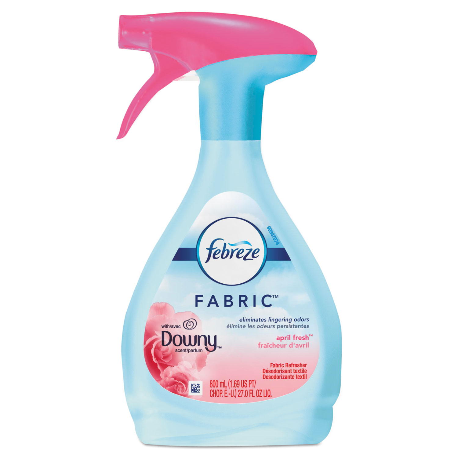  Febreze 97590 FABRIC Refresher/Odor Eliminator, Downy April Fresh, 27 oz Spray Bottle, 4/Carton (PGC97590) 