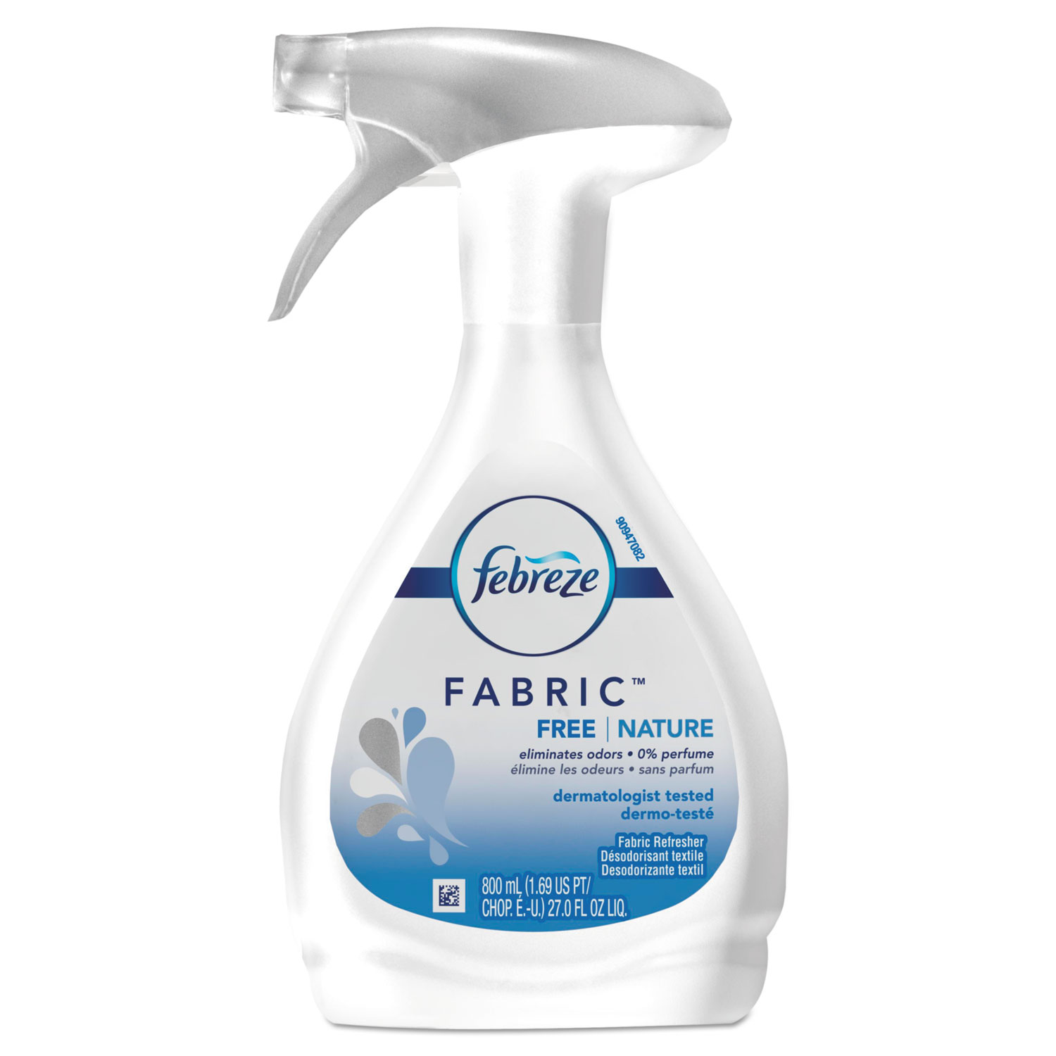  Febreze 97596 FABRIC Refresher/Odor Eliminator, Unscented, 27 oz Spray Bottle, 4/Carton (PGC97596) 