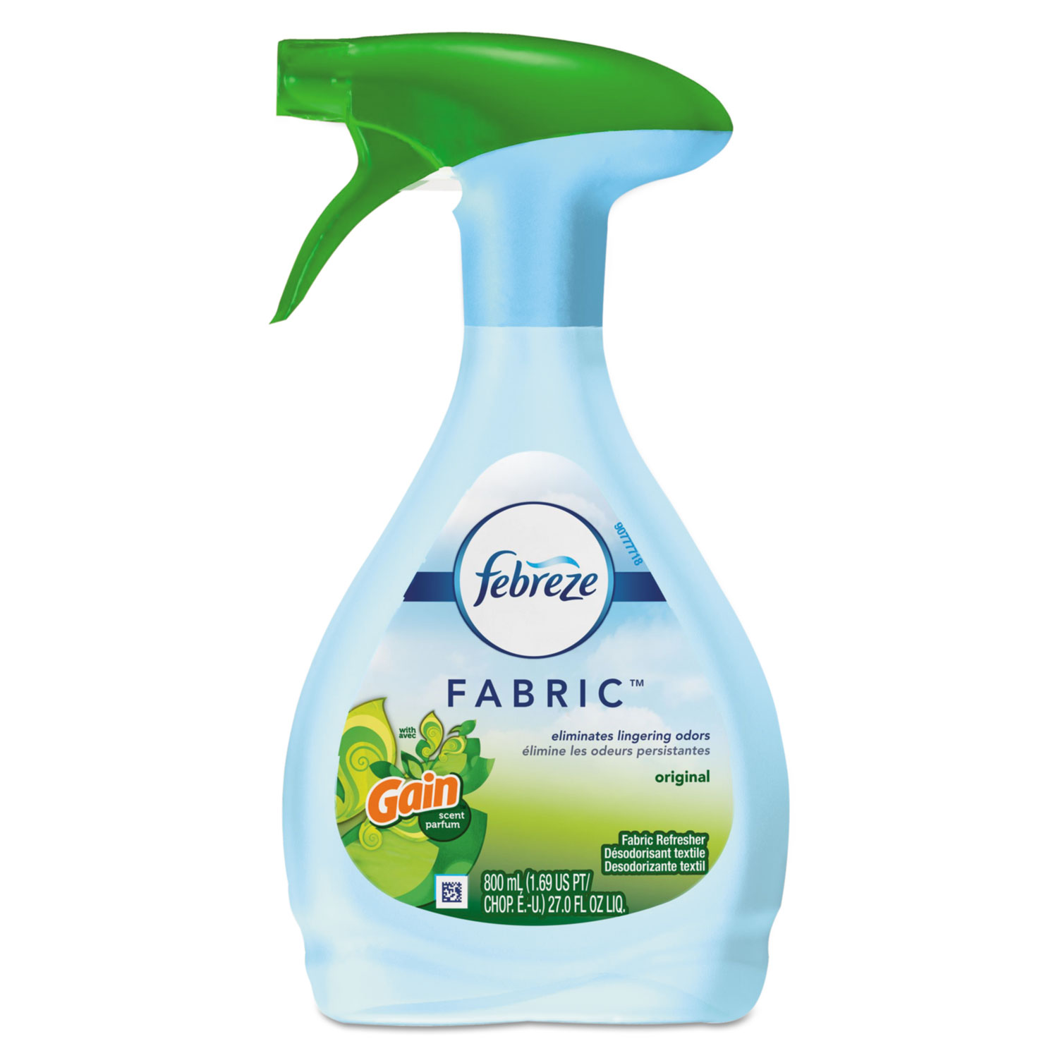  Febreze 97588 FABRIC Refresher/Odor Eliminator, Gain Original, 27 oz Spray Bottle, 4/Carton (PGC97588) 