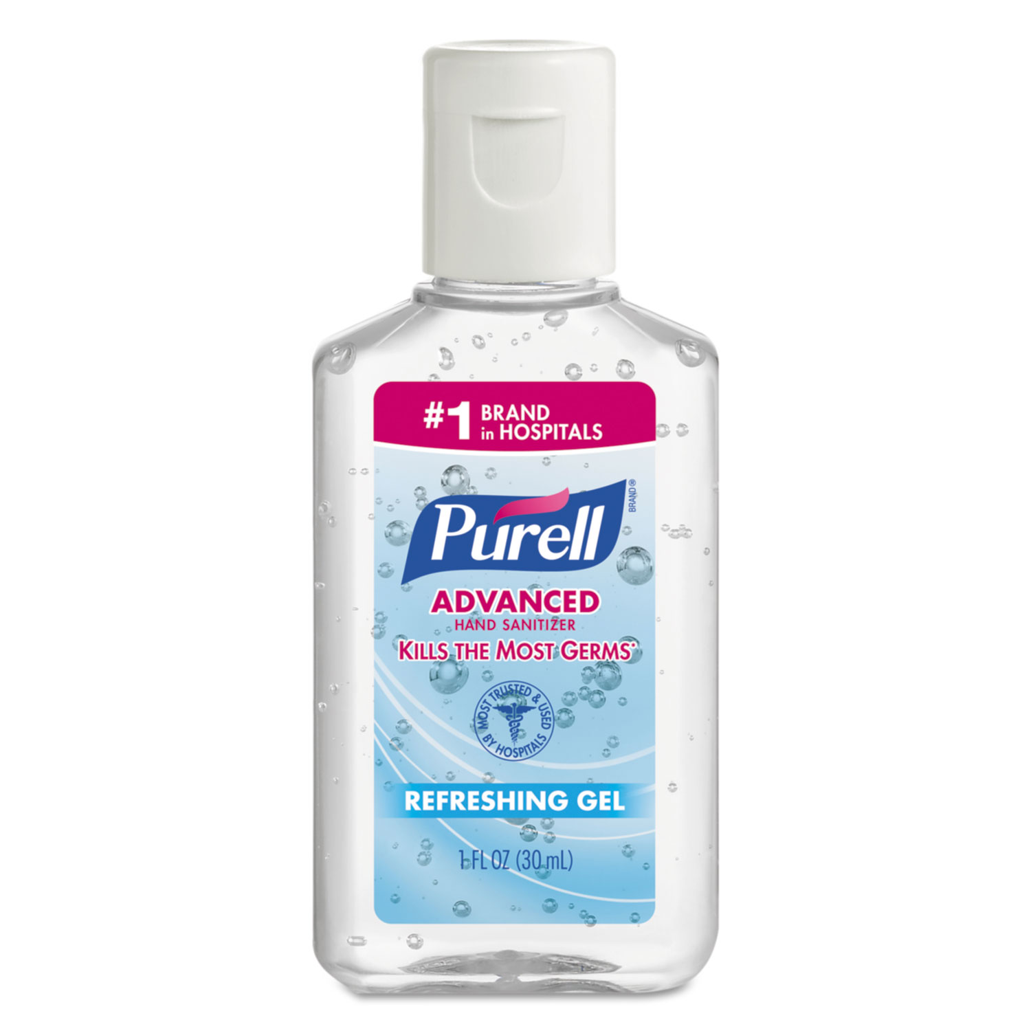  PURELL 3901-2C-250 Advanced Hand Sanitizer Refreshing Gel, Clean Scent, 1 oz Bottle, 250/Carton (GOJ39012C250) 