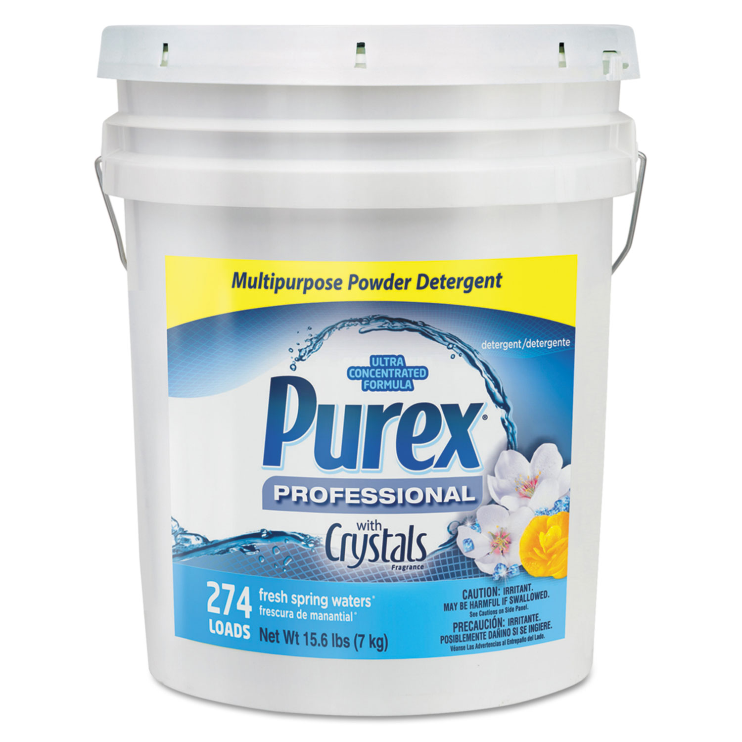  Purex DIA 06355 Dry Detergent, Fresh Spring Waters, Powder, 15.6 lb. Pail g Waters (DIA06355) 