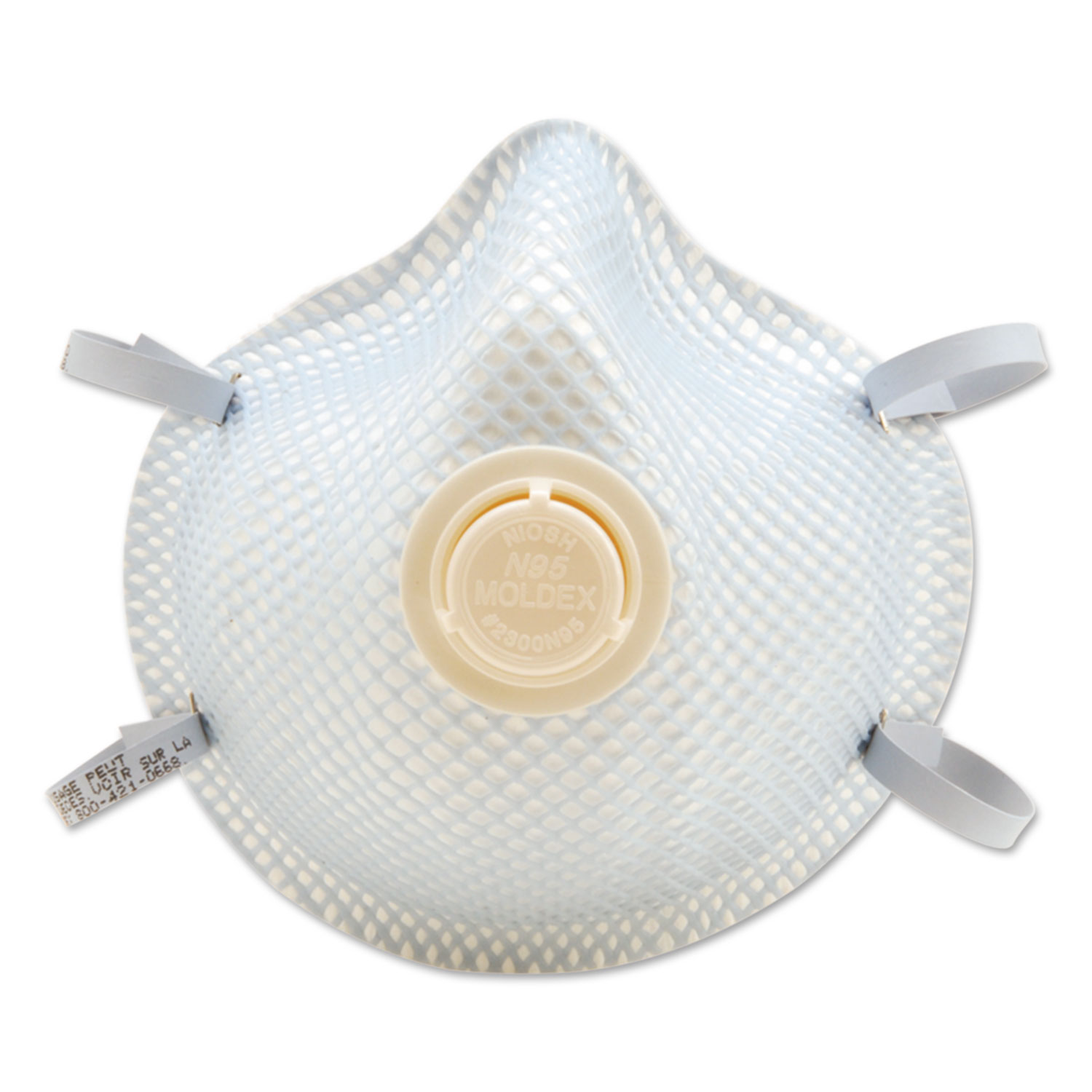  Moldex 2300N95 2300N95 Series Particulate Respirator, Half-Face Mask, Medium/Large, 10/Box (MLX2300N95) 