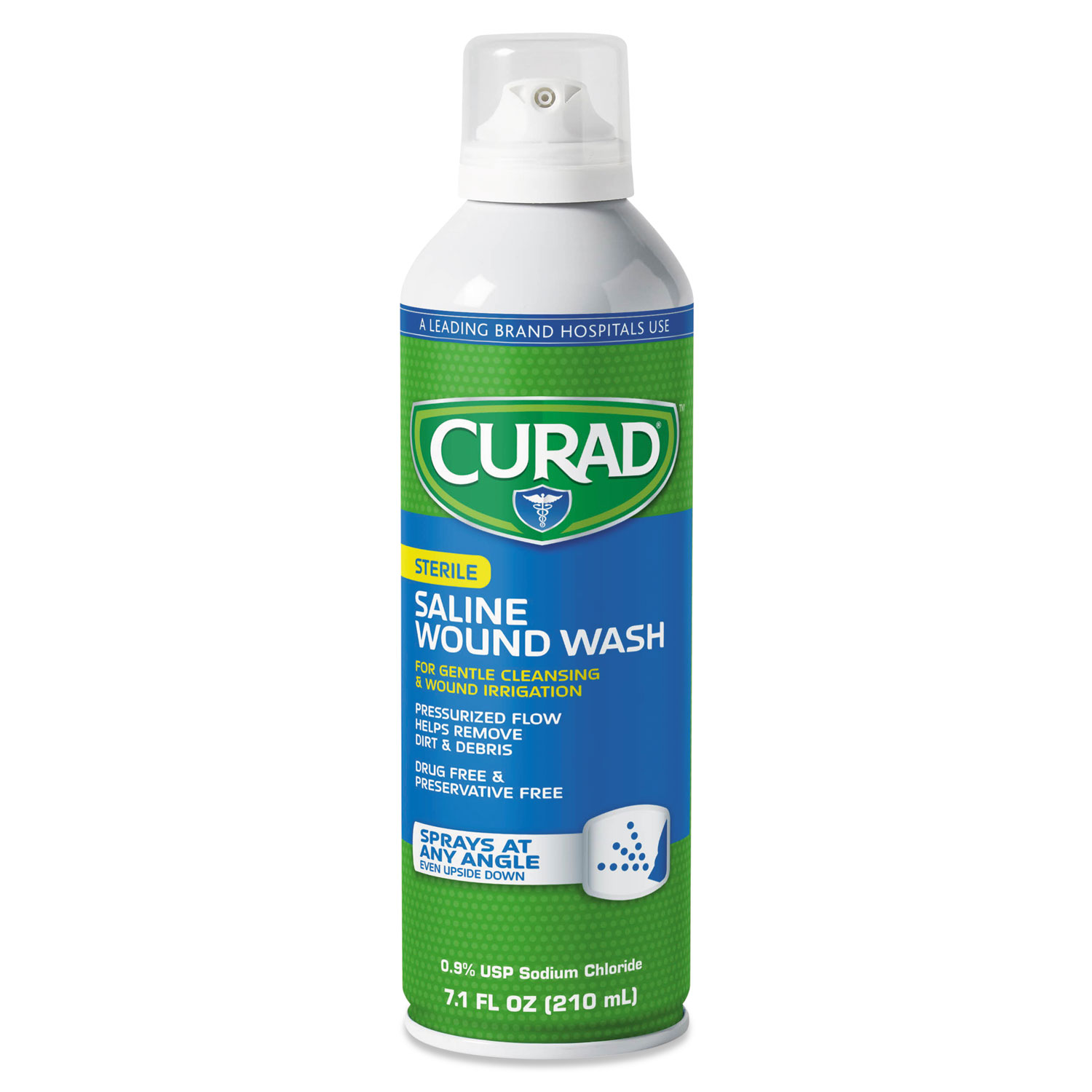  Curad CURSALINE7 Sterile Saline Wound Wash, 7.1 oz Bottle (MIICURSALINE7) 