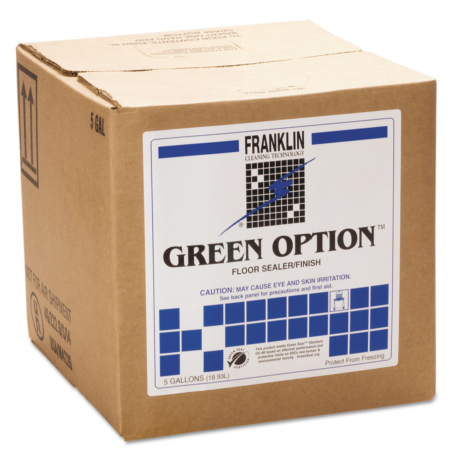  Franklin Cleaning Technology F330325 Green Option Floor Sealer/Finish, 5gal Box (FKLF330325) 