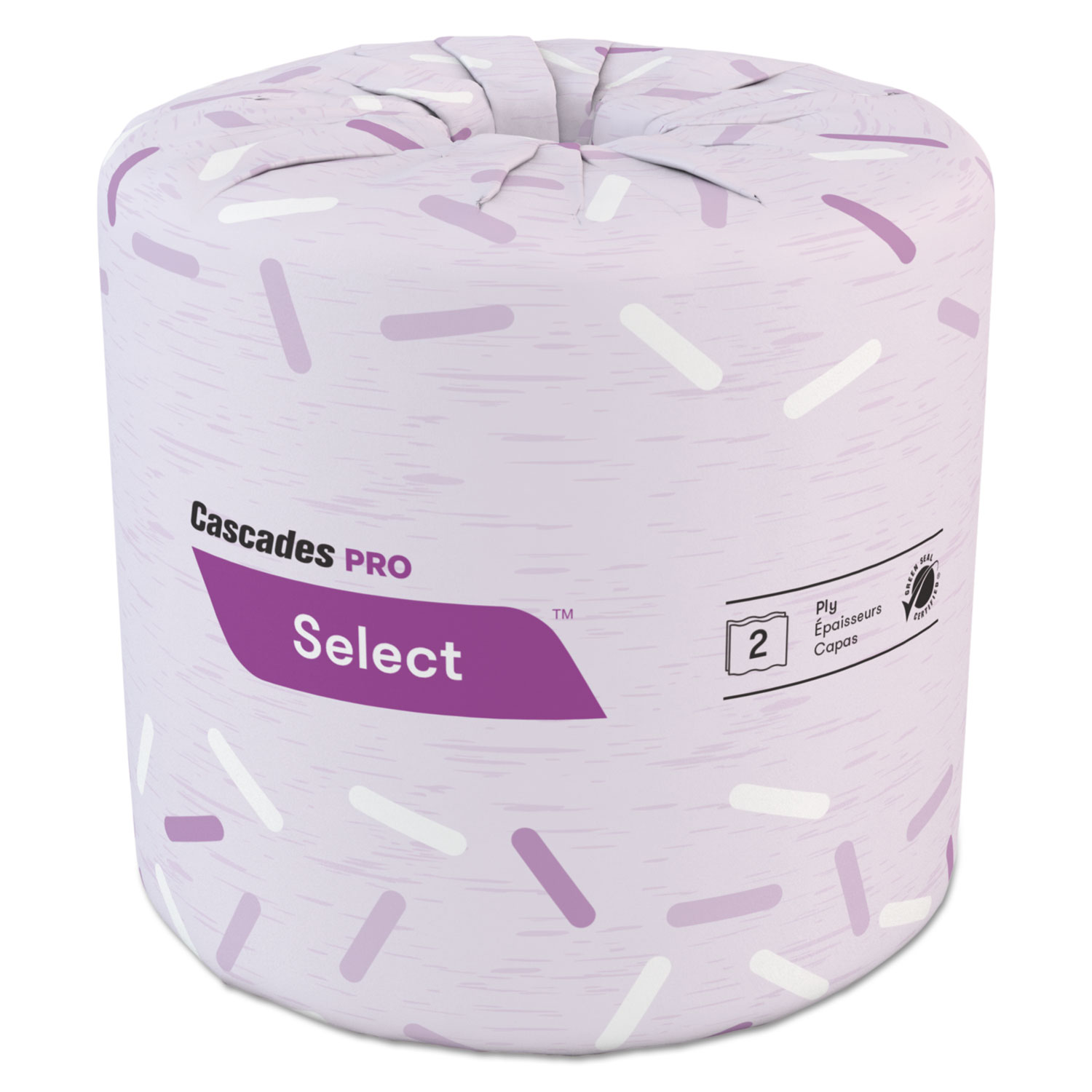  Cascades PRO B201 Select Standard Bathroom Tissue, 2-Ply, White, 4.31 x 3.25, 550/Roll, 80 Roll/Carton (CSDB201) 