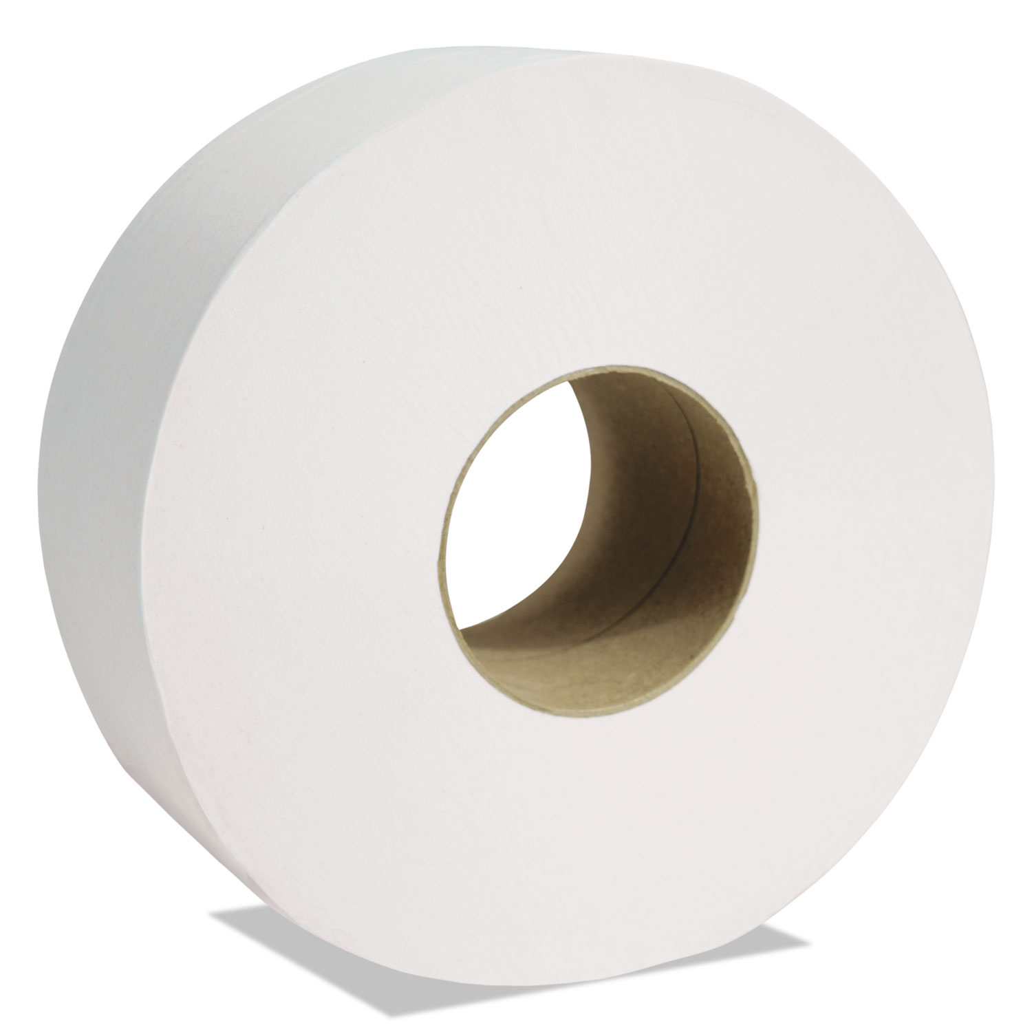 North River Jumbo Roll Tissue, 1-Ply, White, 3 1/2 x 3500 ft, 6 Rolls/Carton