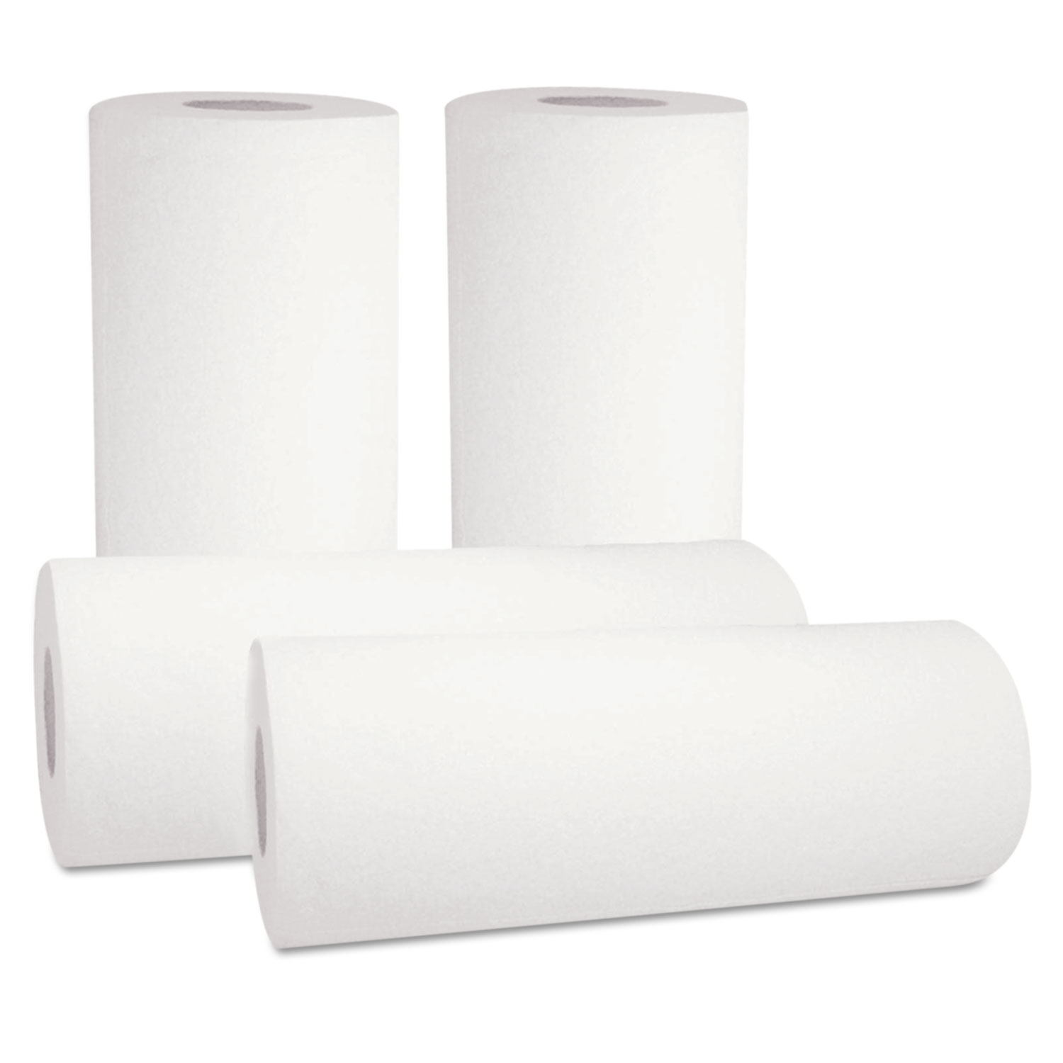 Tuff-Job Double Recrepe Wipers, 9 3/8 x 11, White, 72 Roll, 20 Rolls/Carton