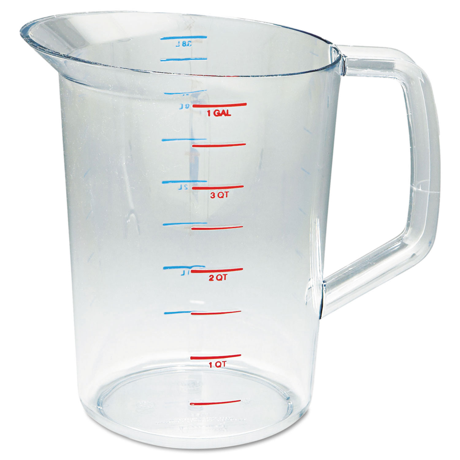 Rubbermaid Commercial 321800CLR Bouncer Measuring Cup, 4qt, Clear (RCP3218CLE) 