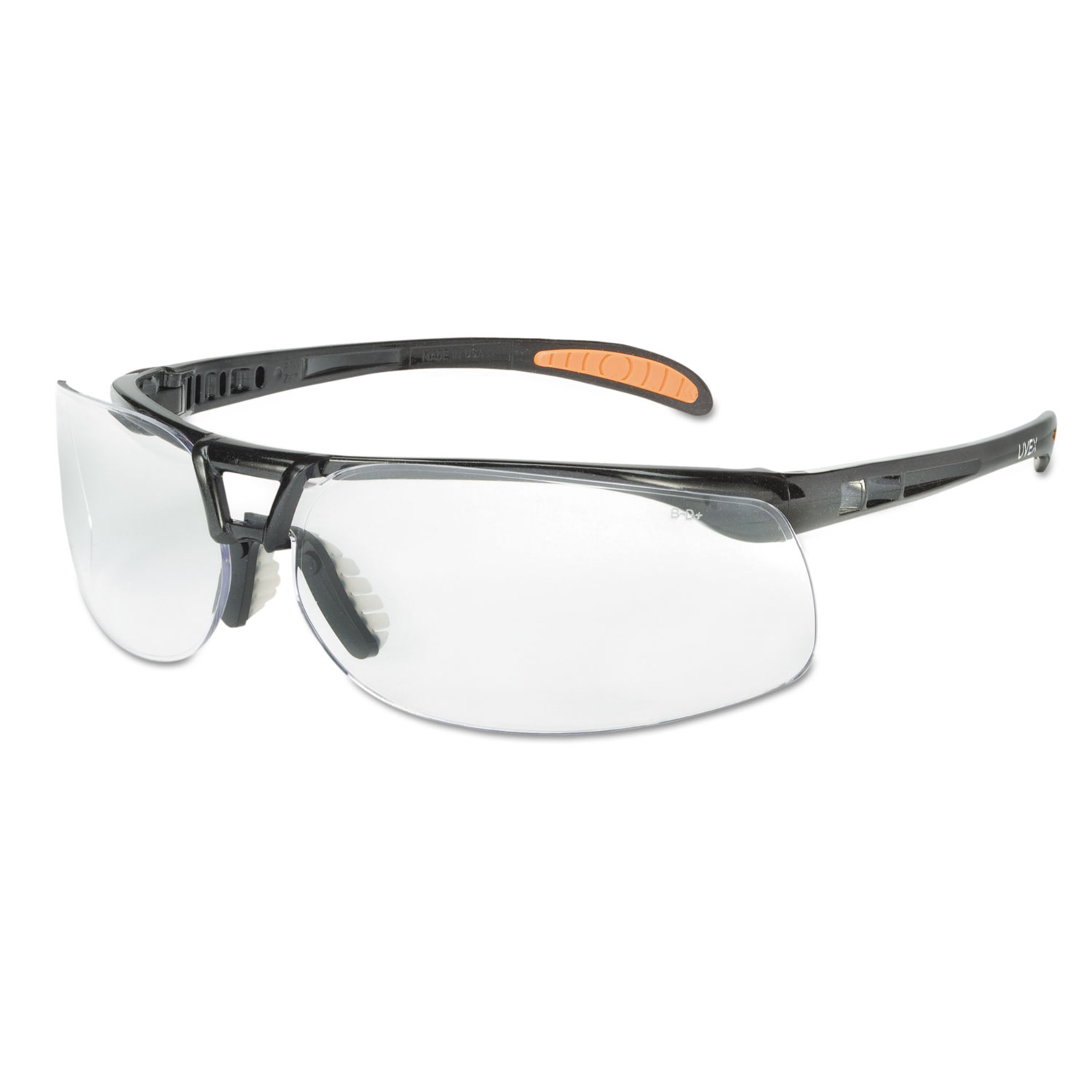 Protege Safety Glasses, UV Extra AF Coated Clear Lens