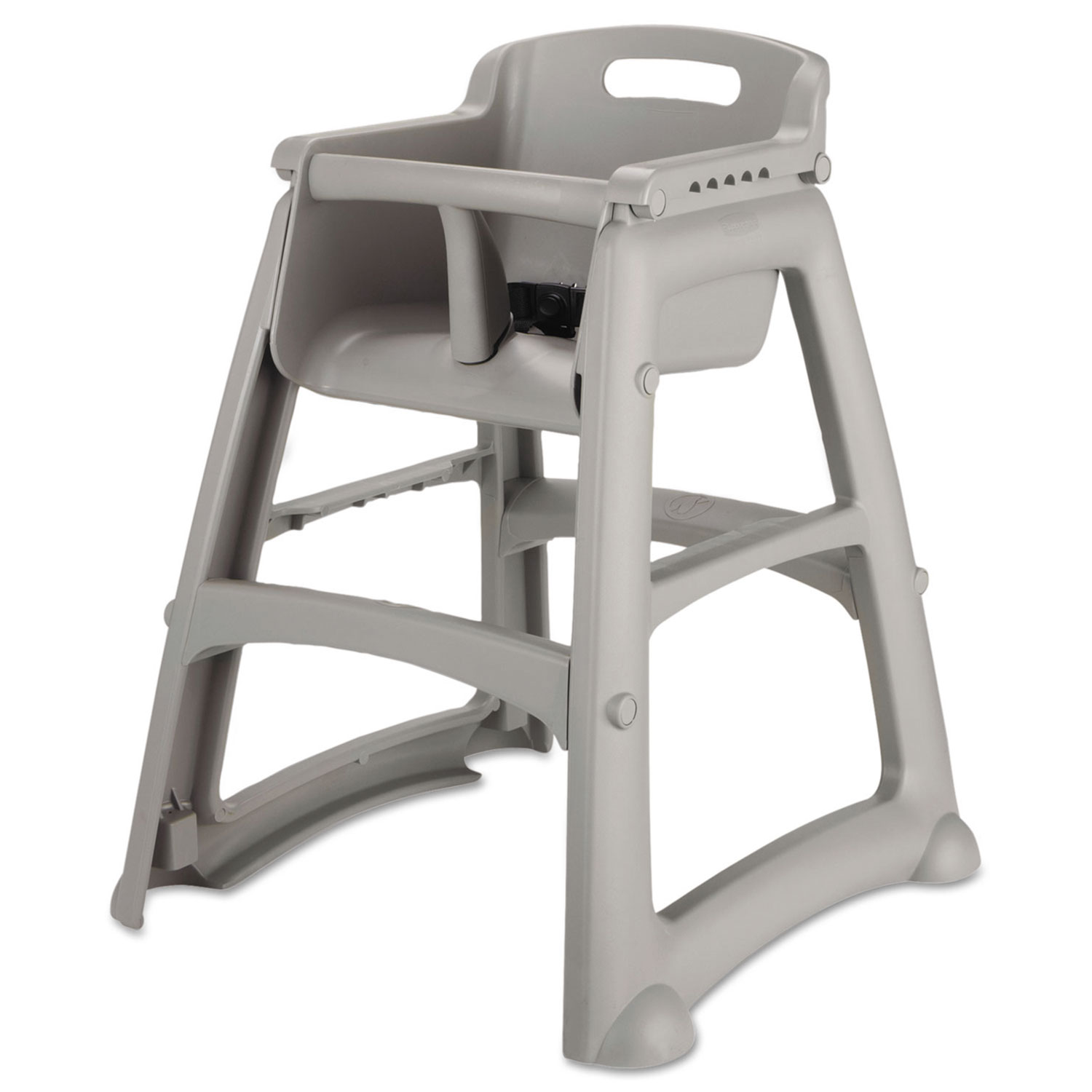  Rubbermaid Commercial FG780608PLAT Sturdy Chair Youth Seat, Platinum Seat/Platinum Back, Platinum Base (RCP780608PLA) 