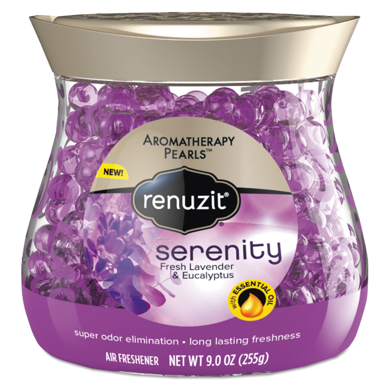 Pearl Scents Odor Neutralizer, Aromatherapy Serenity, 9 oz Jar, 8/Carton