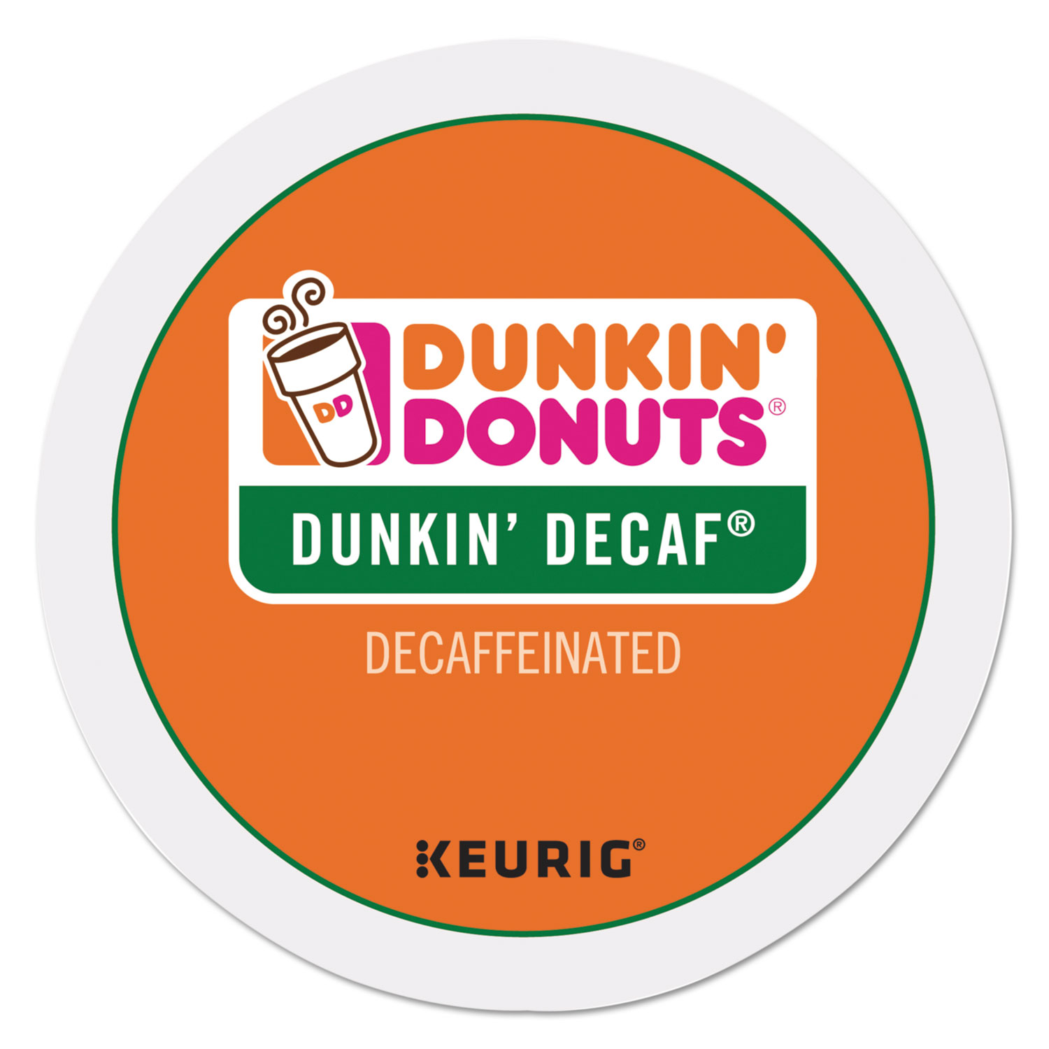 Dunkin Donuts 0846 K-Cup Pods, Dunkin' Decaf, 24/Box (GMT0846) 
