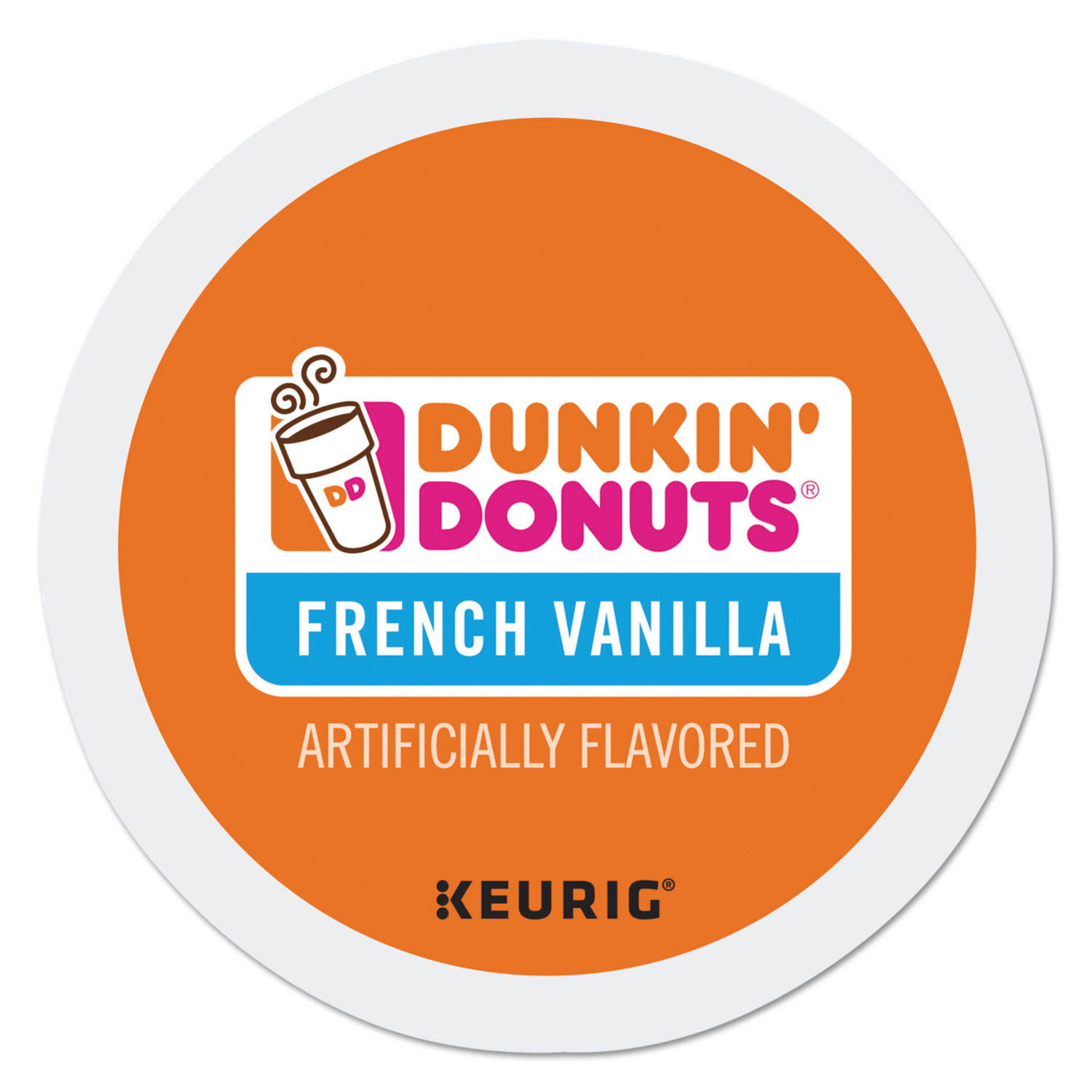  Dunkin Donuts 0847 K-Cup Pods, French Vanilla, 24/Box (GMT0847) 